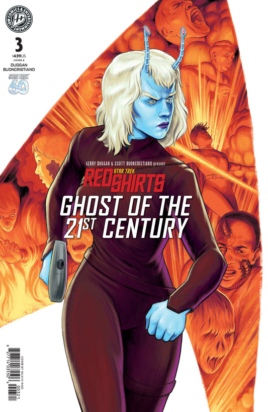 Star Trek: Red Shirts--Ghost of the 21st Century #3 Variant B (Ward) ISBN: 82771403550600321 - FOC DATE: 9/6/26  - Release Date: 10/14/26