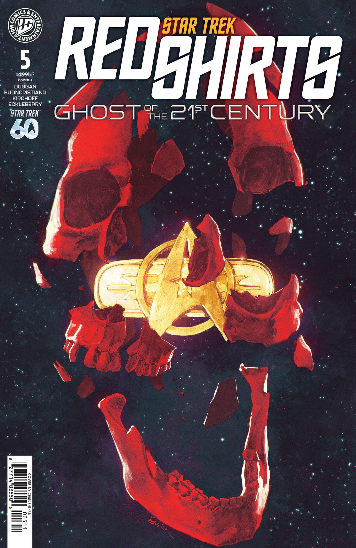 Star Trek: Red Shirts--Ghost of the 21st Century #5 Cover A (Shehan) ISBN: 82771403550600511 - FOC DATE: 10/25/26  - Release Date: 12/9/26