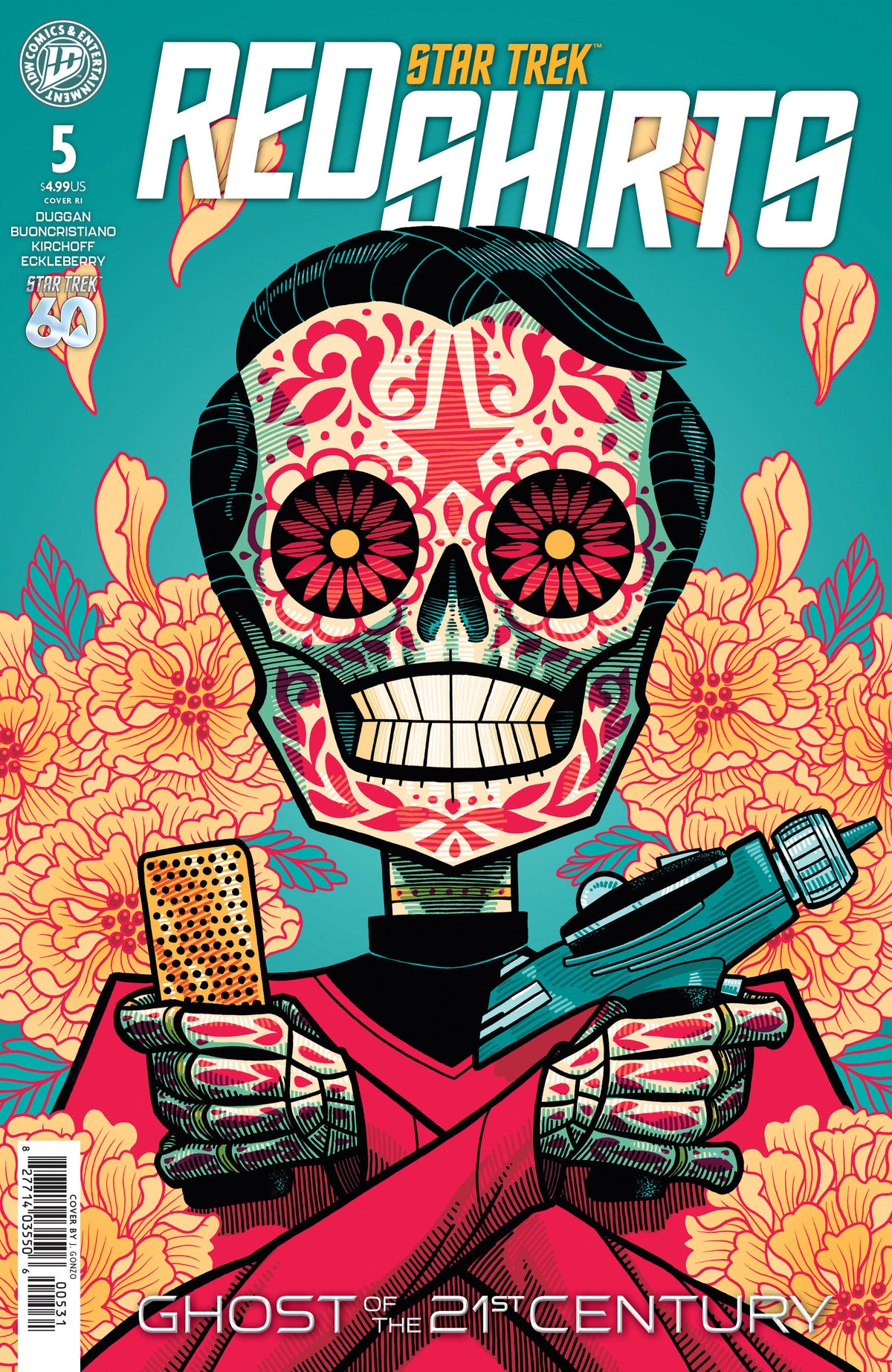 Star Trek: Red Shirts--Ghost of the 21st Century #5 Variant RI (10) (J. Gonzo) ISBN: 82771403550600531 - FOC DATE: 10/25/26  - Release Date: 12/9/26