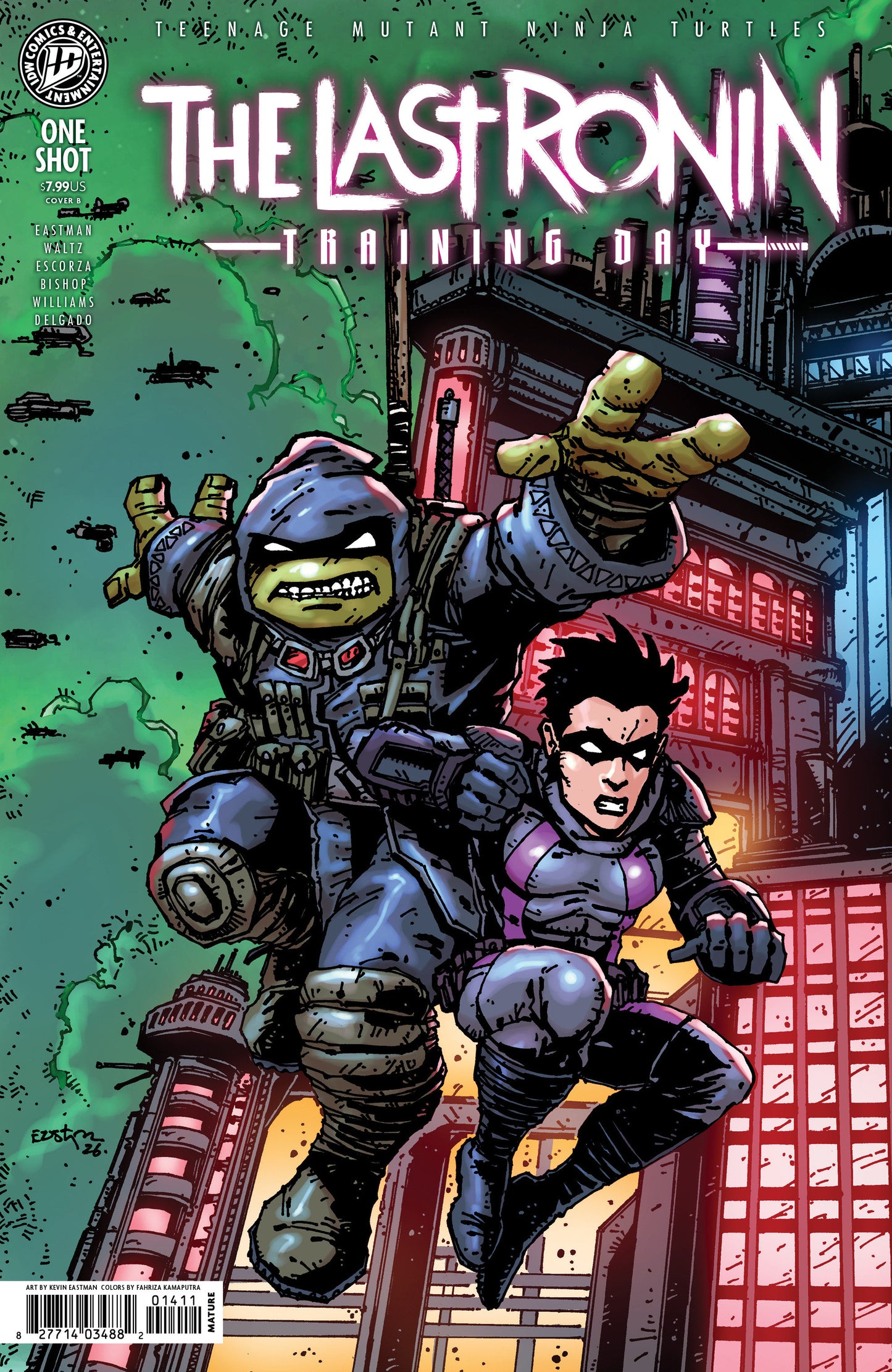 Teenage Mutant Ninja Turtles: The Last Ronin--Training Day Variant B (Eastman) ISBN: 82771403551300121 - FOC DATE: 6/7/26  - Release Date: 7/15/26
