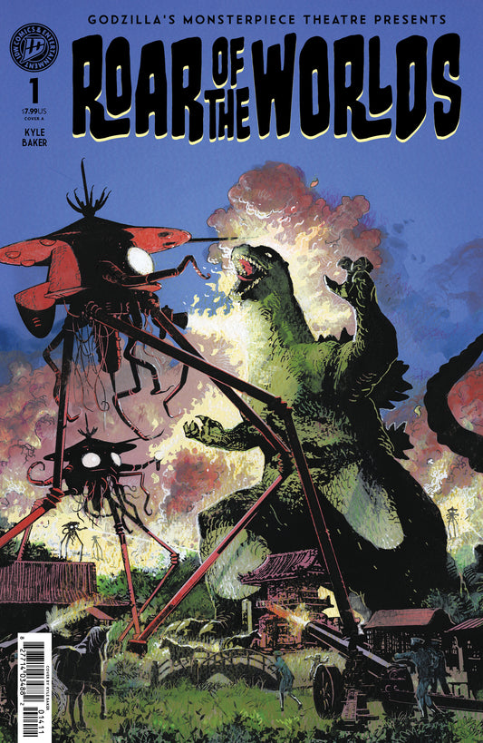 Godzilla's Monsterpiece Theatre Presents: Roar of the Worlds Variant B (Baker) ISBN: 82771403576600121 - FOC DATE: 7/5/26  - Release Date: 8/12/26