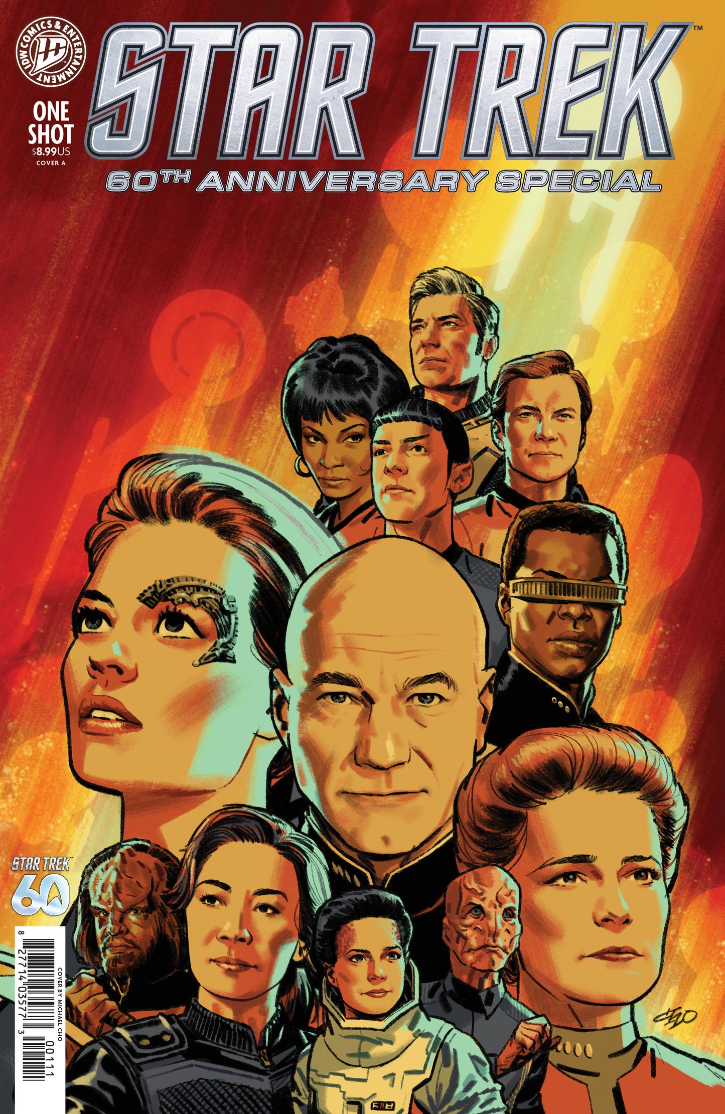 Star Trek: 60th Anniversary Special Cover A (Cho) ISBN: 82771403577300111 - FOC DATE: 7/26/26  - Release Date: 9/2/26