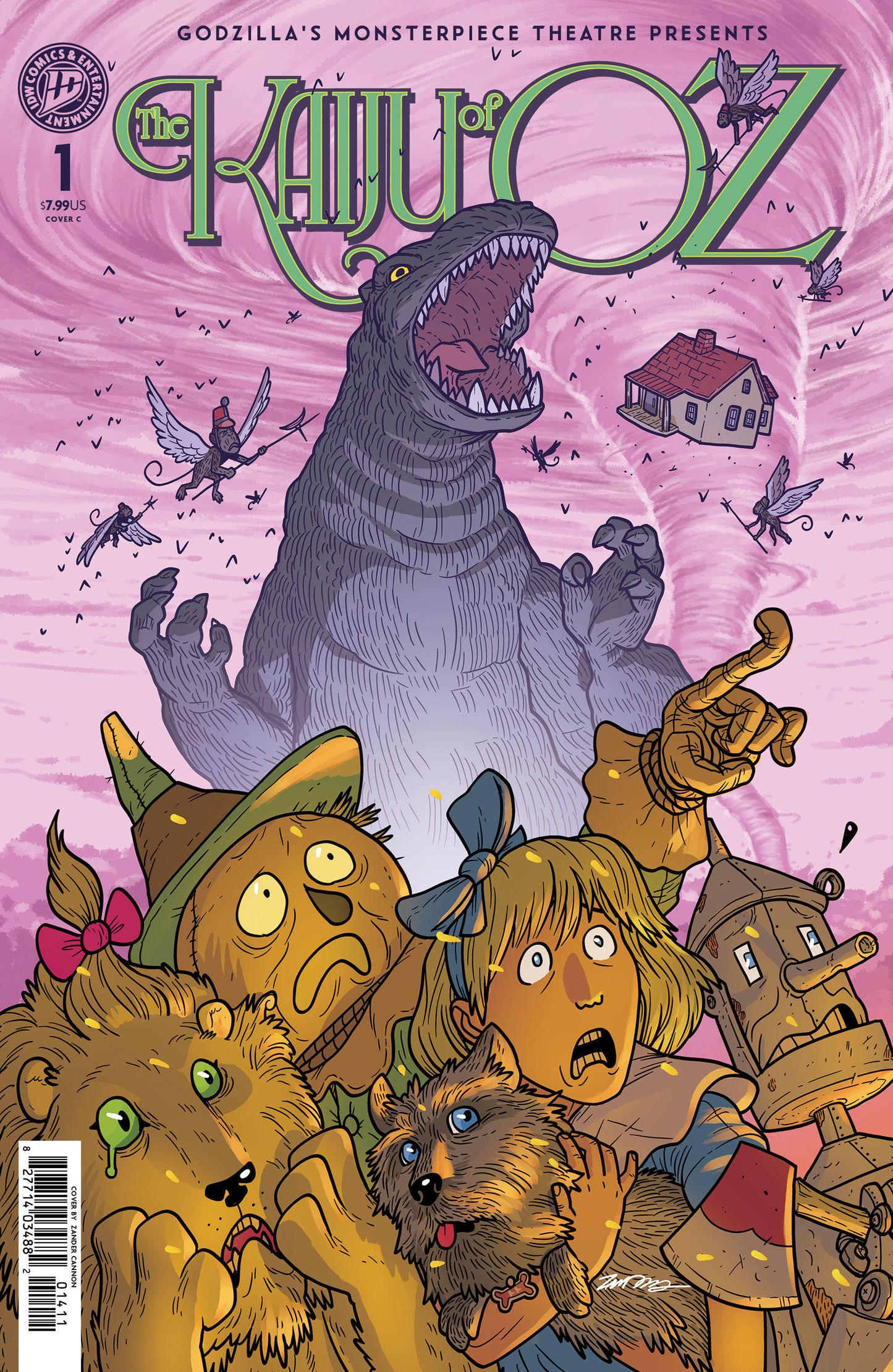 Godzilla’s Monsterpiece Theatre Presents: The Kaiju of Oz Variant C (Cannon) ISBN: 82771403587200131 - FOC DATE: 8/30/26  - Release Date: 10/7/26