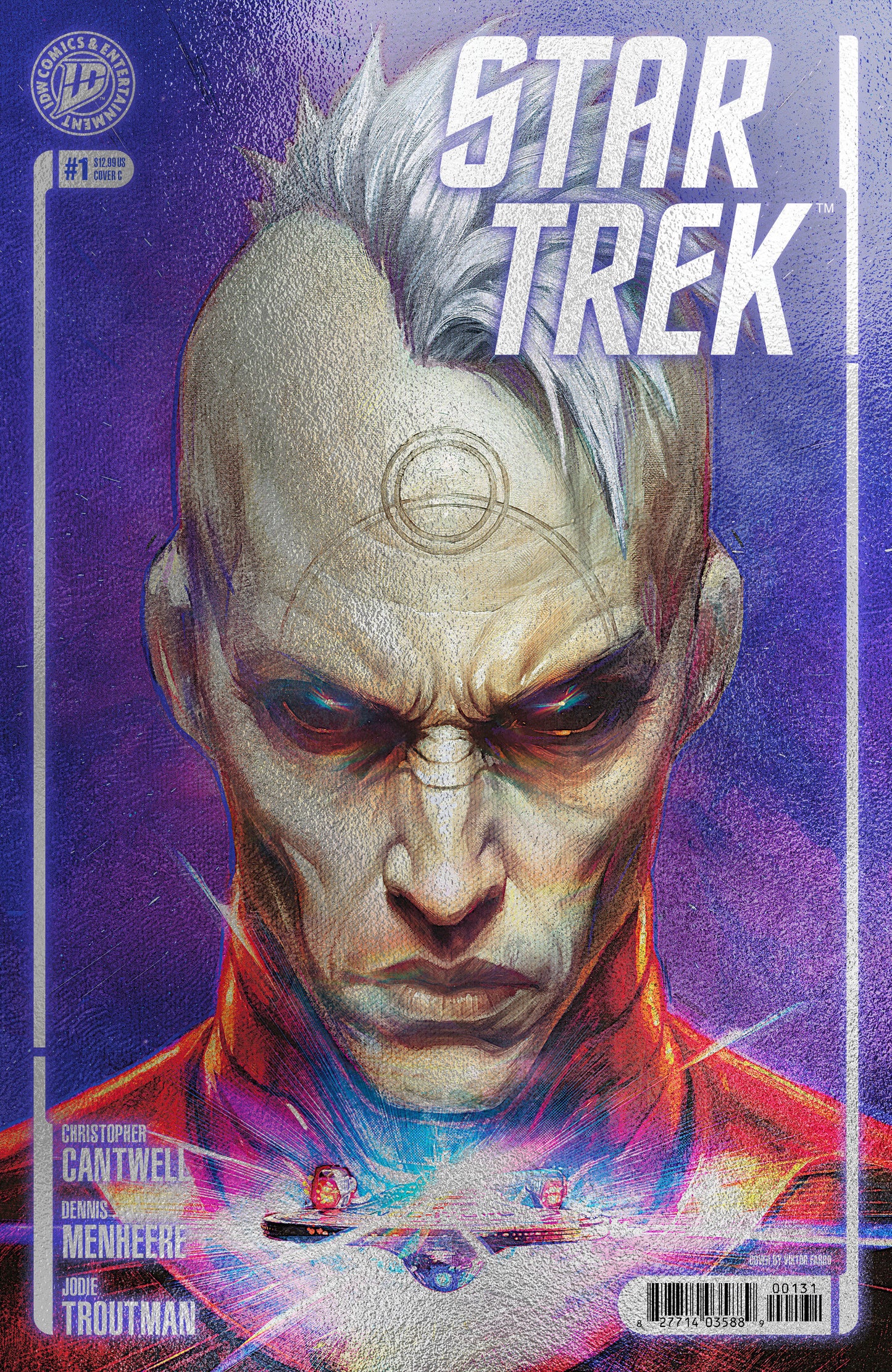 Star Trek (2026) #1 Variant C Foil (Farro) ISBN: 82771403588900131 - FOC DATE: 8/16/26  - Release Date: 9/23/26