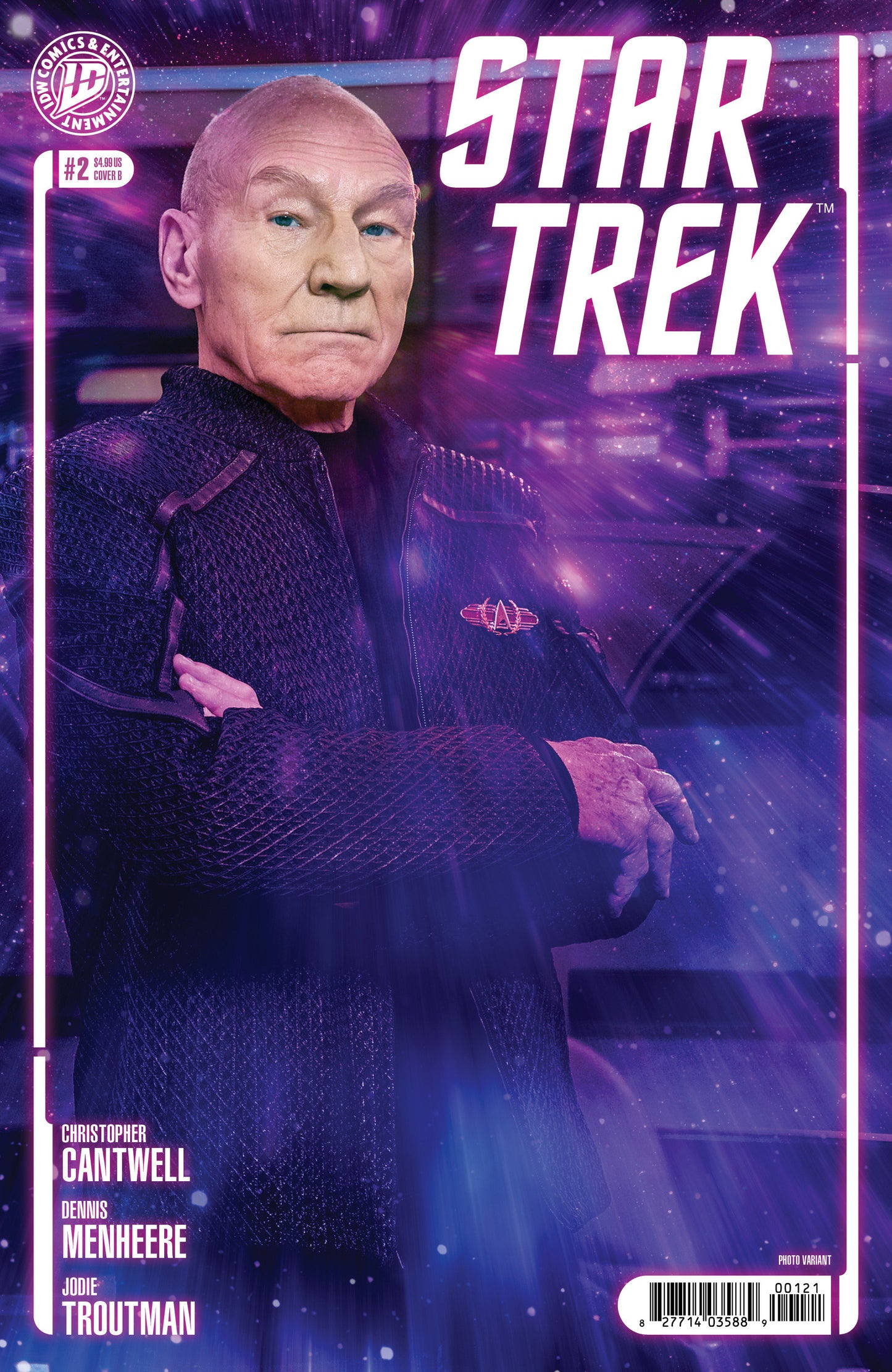 Star Trek (2026) #2 Variant B (Photo Variant) ISBN: 82771403588900221 - FOC DATE: 10/11/26  - Release Date: 11/18/26