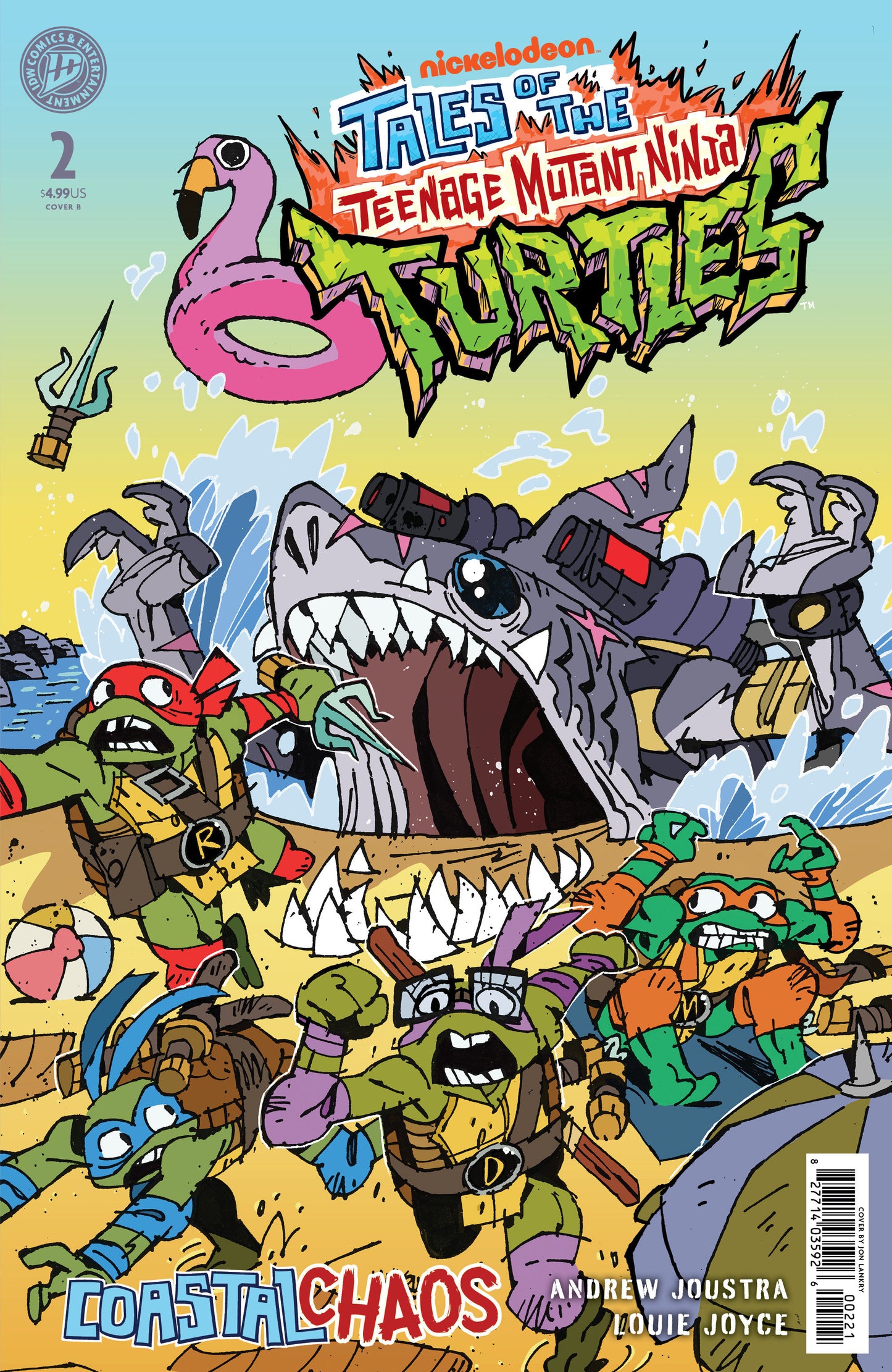 Tales of the Teenage Mutant Ninja Turtles: Coastal Chaos #2 Variant B (Lankry) ISBN: 82771403592600221 - FOC DATE: 9/13/26  - Release Date: 10/21/26