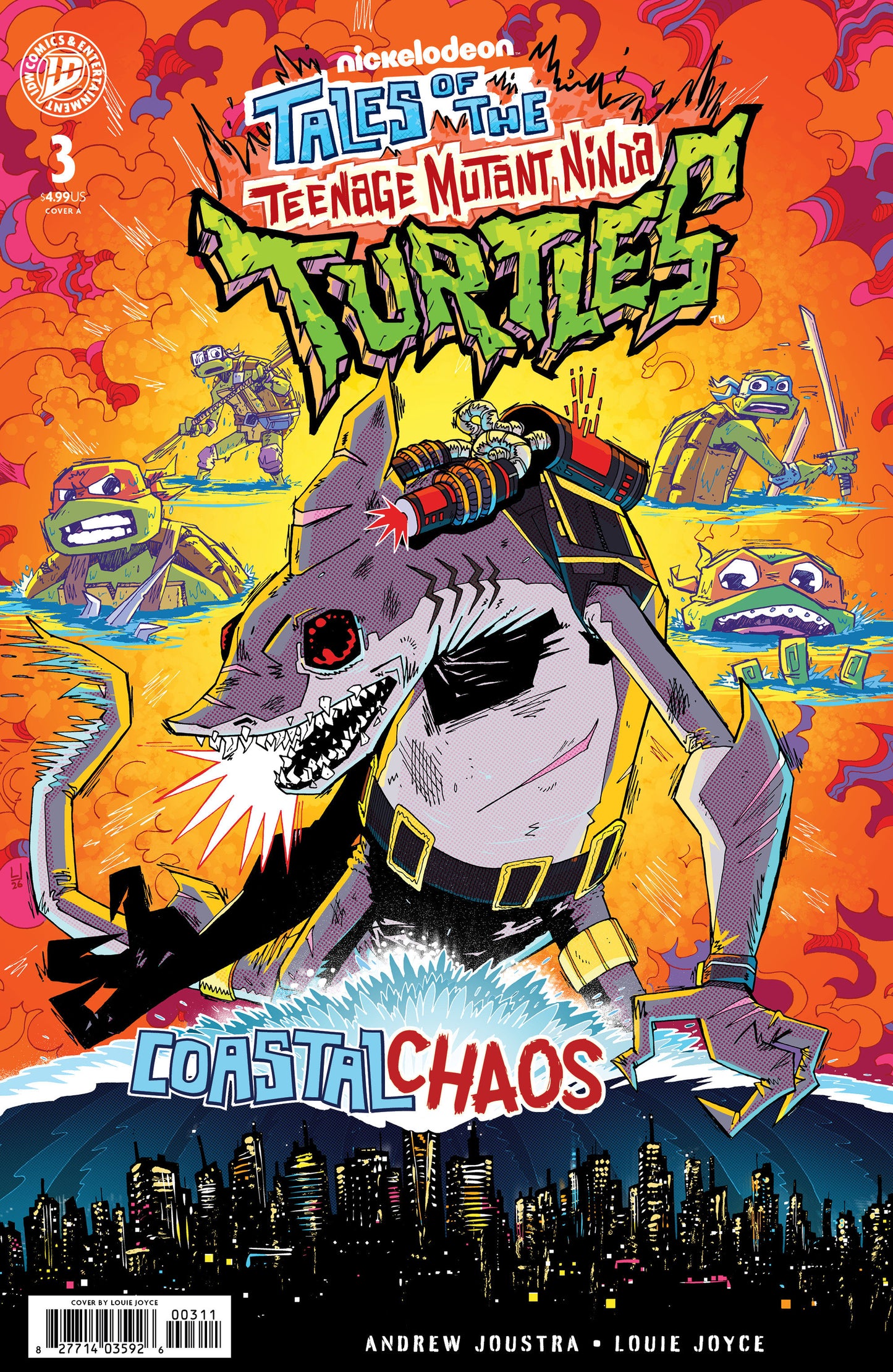 Tales of the Teenage Mutant Ninja Turtles: Coastal Chaos #3 Cover A (Joyce) ISBN: 82771403592600311 - FOC DATE: 10/11/26  - Release Date: 11/18/26