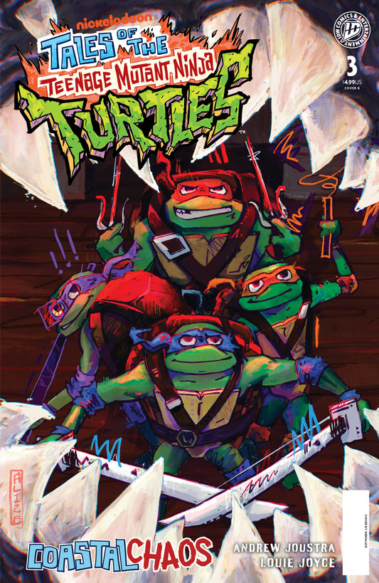 Tales of the Teenage Mutant Ninja Turtles: Coastal Chaos #3 Variant B (NerfAlice) ISBN: 82771403592600321 - FOC DATE: 10/11/26  - Release Date: 11/18/26