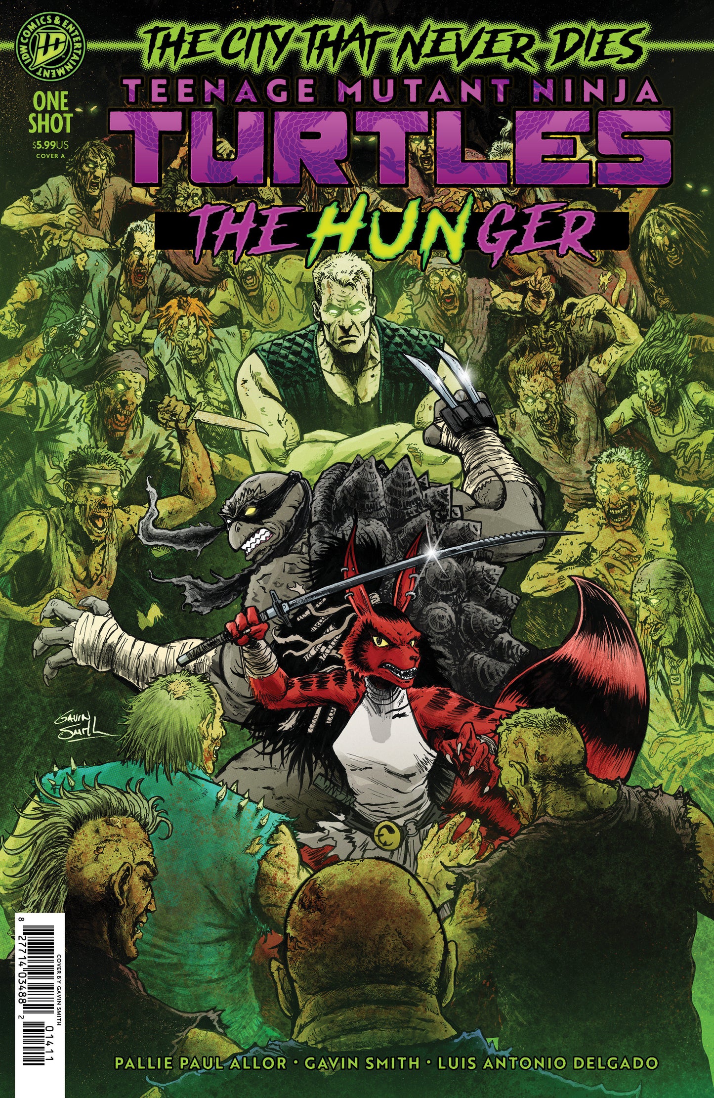 Teenage Mutant Ninja Turtles: The Hunger Cover A (Smith) ISBN: 82771403593300111 - FOC DATE: 8/23/26  - Release Date: 9/30/26