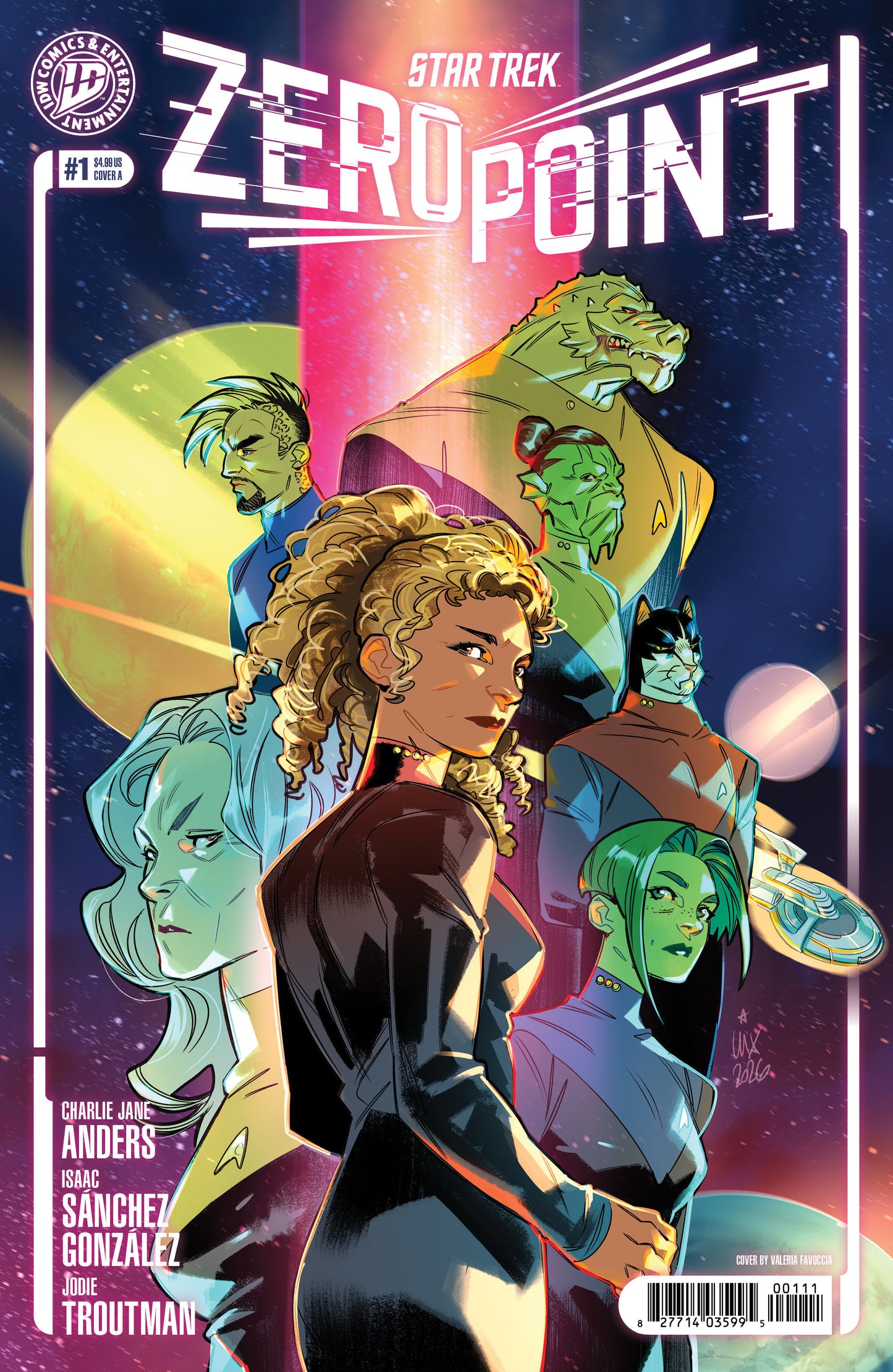 Star Trek: Zero Point #1 Cover A (Favoccia) ISBN: 82771403599500111 - FOC DATE: 9/6/26  - Release Date: 10/14/26