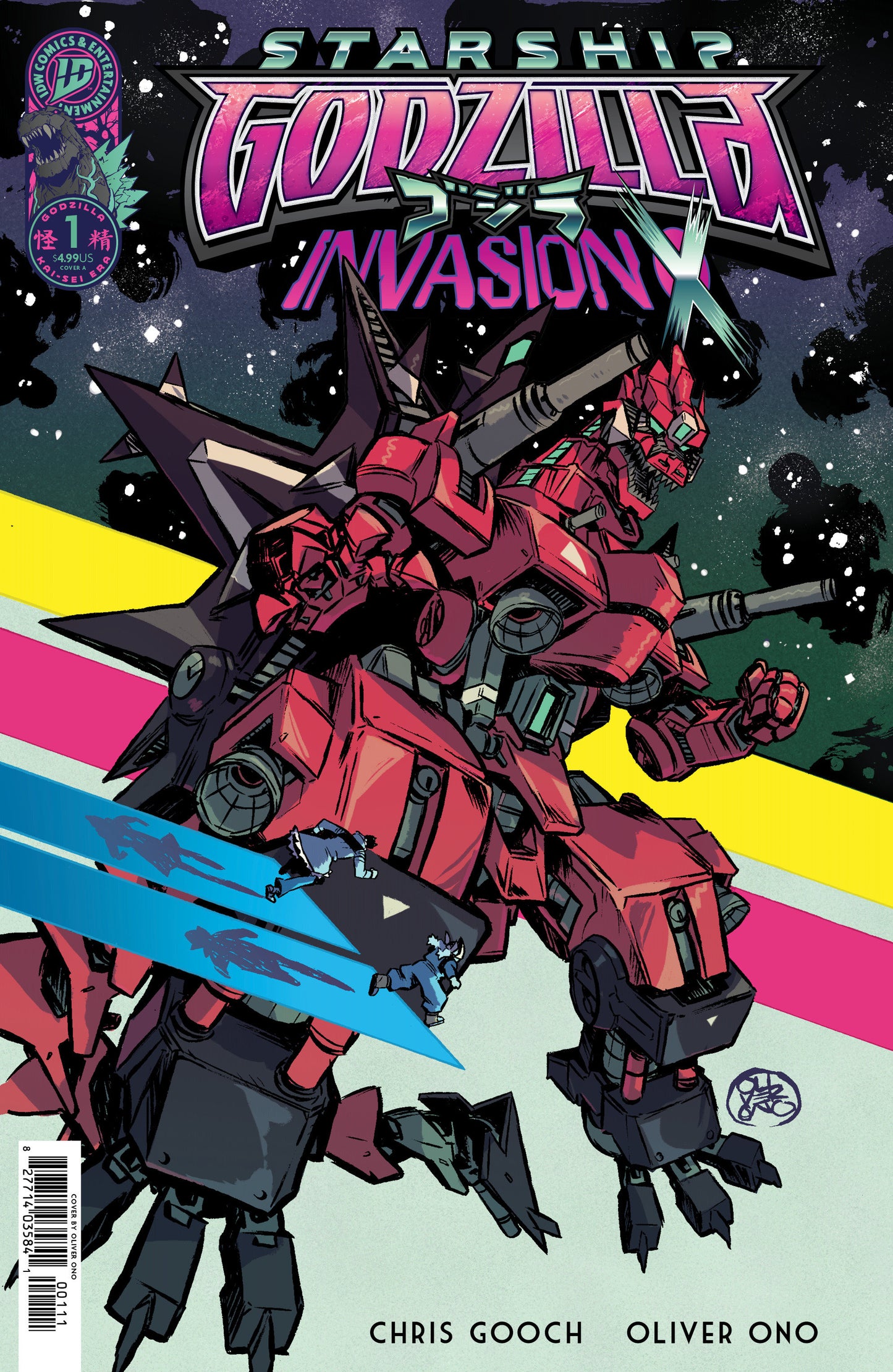 Starship Godzilla: Invasion X [Kai-Sei Era] #1 Cover A (Ono) ISBN: 82771403600800111 - FOC DATE: 9/6/26  - Release Date: 10/14/26