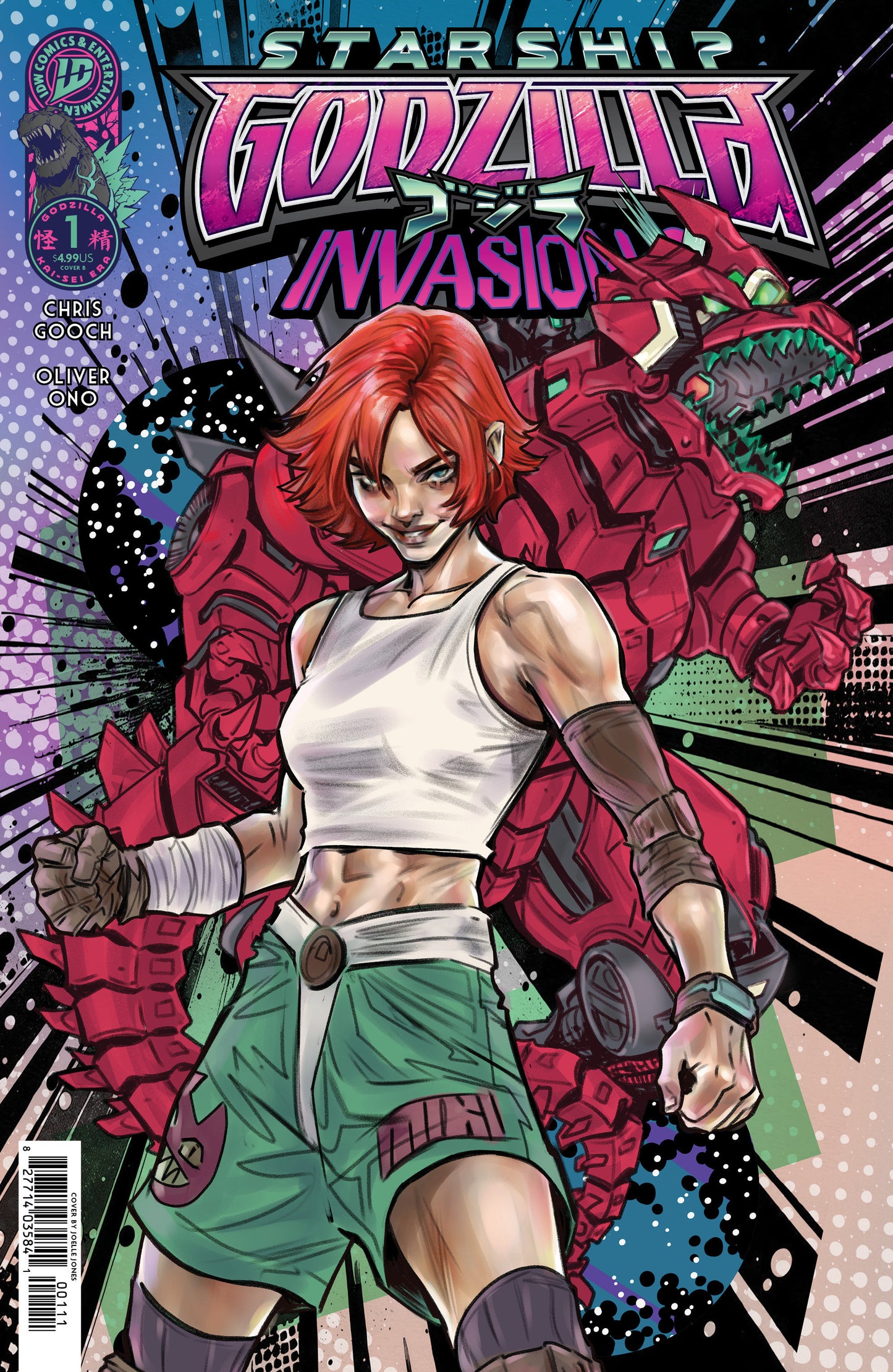 Starship Godzilla: Invasion X [Kai-Sei Era] #1 Variant B (Jones) ISBN: 82771403600800121 - FOC DATE: 9/6/26  - Release Date: 10/14/26