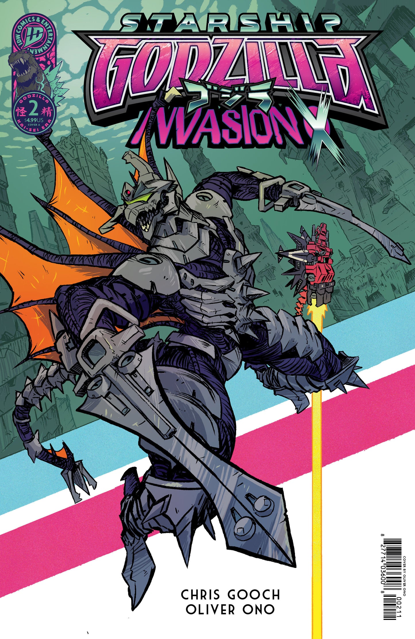 Starship Godzilla: Invasion X [Kai-Sei Era] #2 Cover A (Ono) ISBN: 82771403600800211 - FOC DATE: 10/4/26  - Release Date: 11/11/26