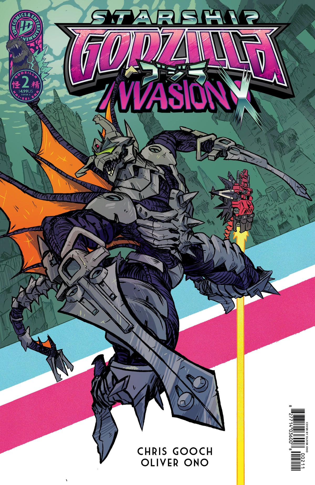 Starship Godzilla: Invasion X [Kai-Sei Era] #2 Cover A (Ono) ISBN: 82771403600800211 - FOC DATE: 10/4/26  - Release Date: 11/11/26