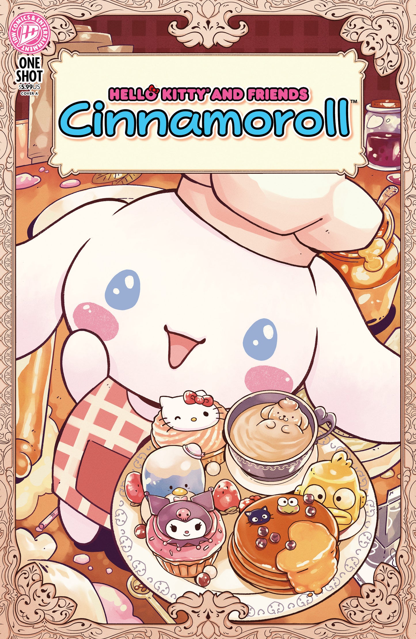 Hello Kitty: Cinnamoroll Cover A (Collar) ISBN: 82771403608400111 - FOC DATE: 10/18/26  - Release Date: 12/2/26