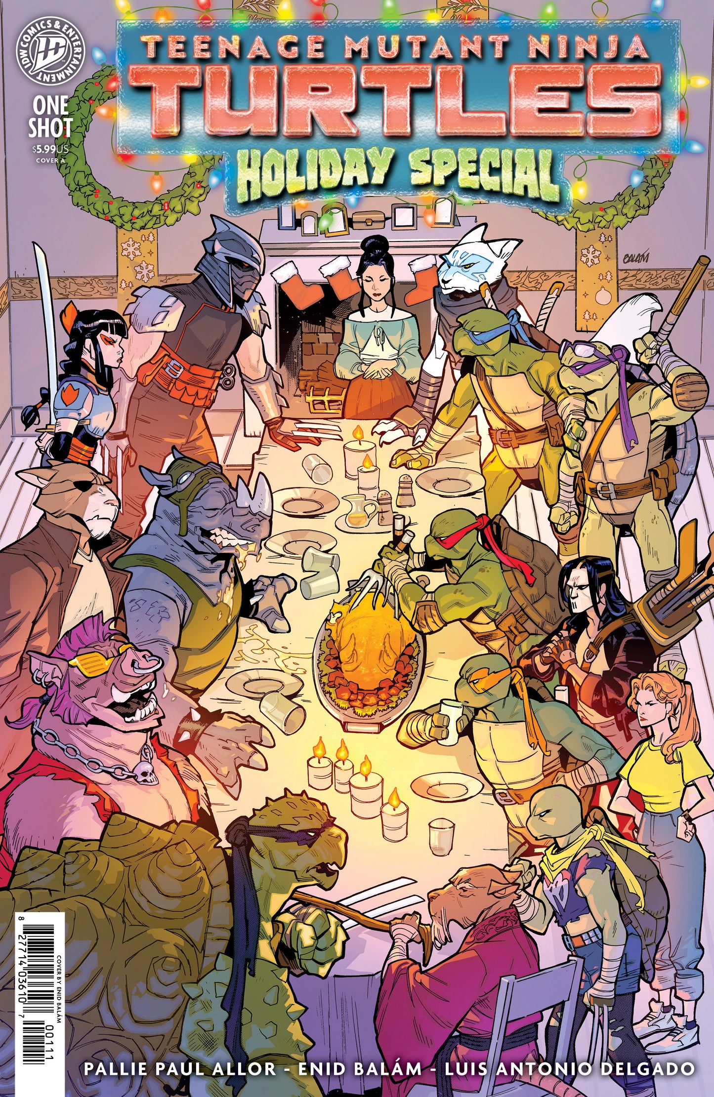 Teenage Mutant Ninja Turtles: Holiday Special Cover A (Balám) ISBN: 82771403610700111 - FOC DATE: 10/25/26  - Release Date: 12/9/26