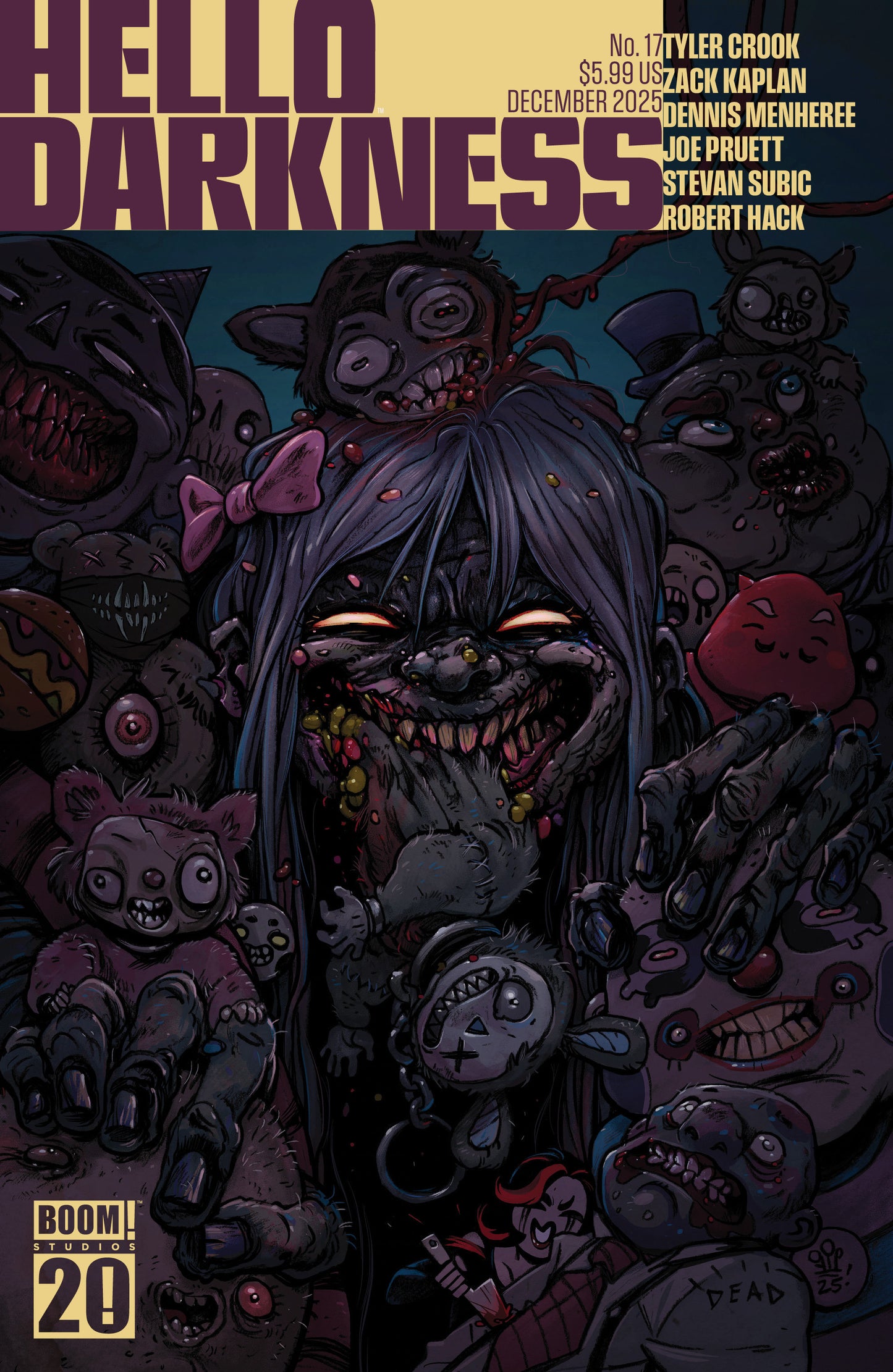 Hello Darkness #17 D BOOM 20th Anniversary Variant (Dressed, Dialynas) ISBN: 84428401112917041 - Release Date: 12/24/25