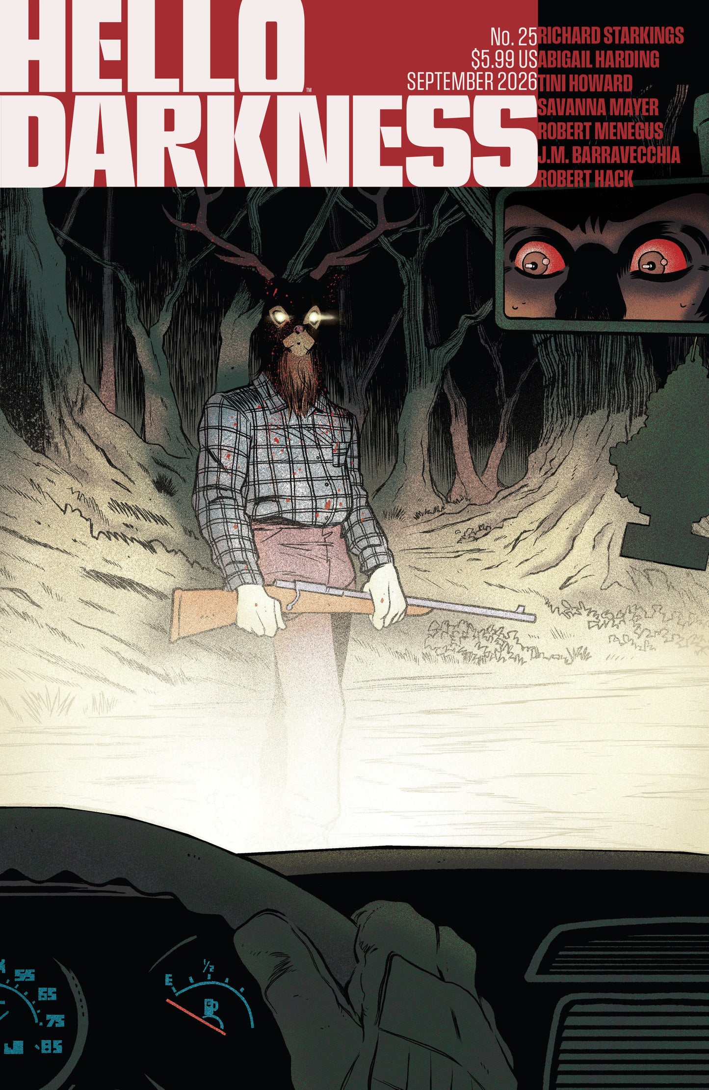 Hello Darkness #25 I FOC Reveal Variant (Dressed, Boss) ISBN: 84428401112925091 - FOC DATE: 8/16/26  - Release Date: 9/30/26
