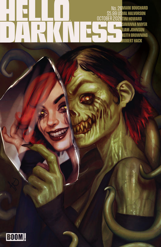Hello Darkness #26 A Main (Dressed, Puebla) ISBN: 84428401112926011 - FOC DATE: 9/20/26  - Release Date: 10/28/26