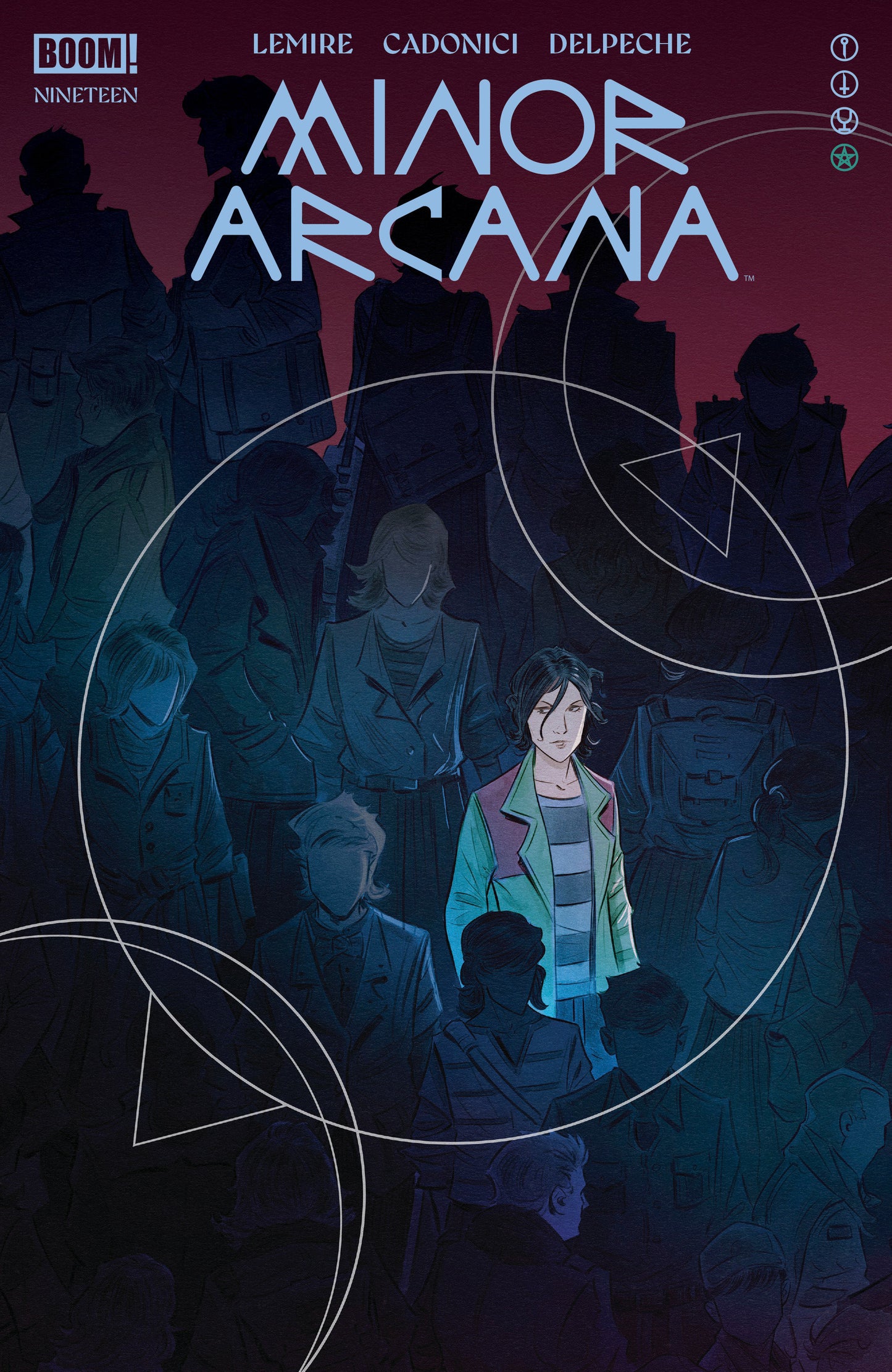 Minor Arcana #19 B Variant (Dressed, Blake) ISBN: 84428401135819021 - FOC DATE: 8/30/26  - Release Date: 10/7/26