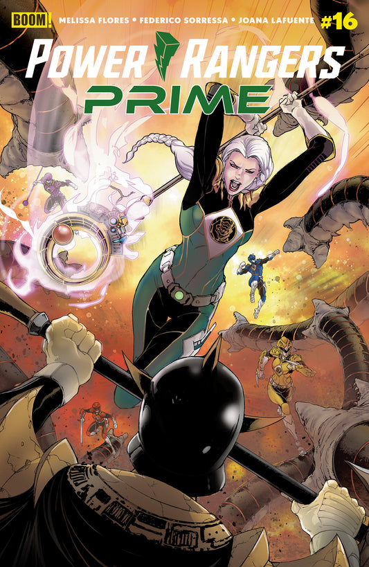 Power Rangers Prime #16 A Main (Dressed, Griffith) ISBN: 84428401206516011 - FOC DATE: 3/2/26  - Release Date: 4/8/26