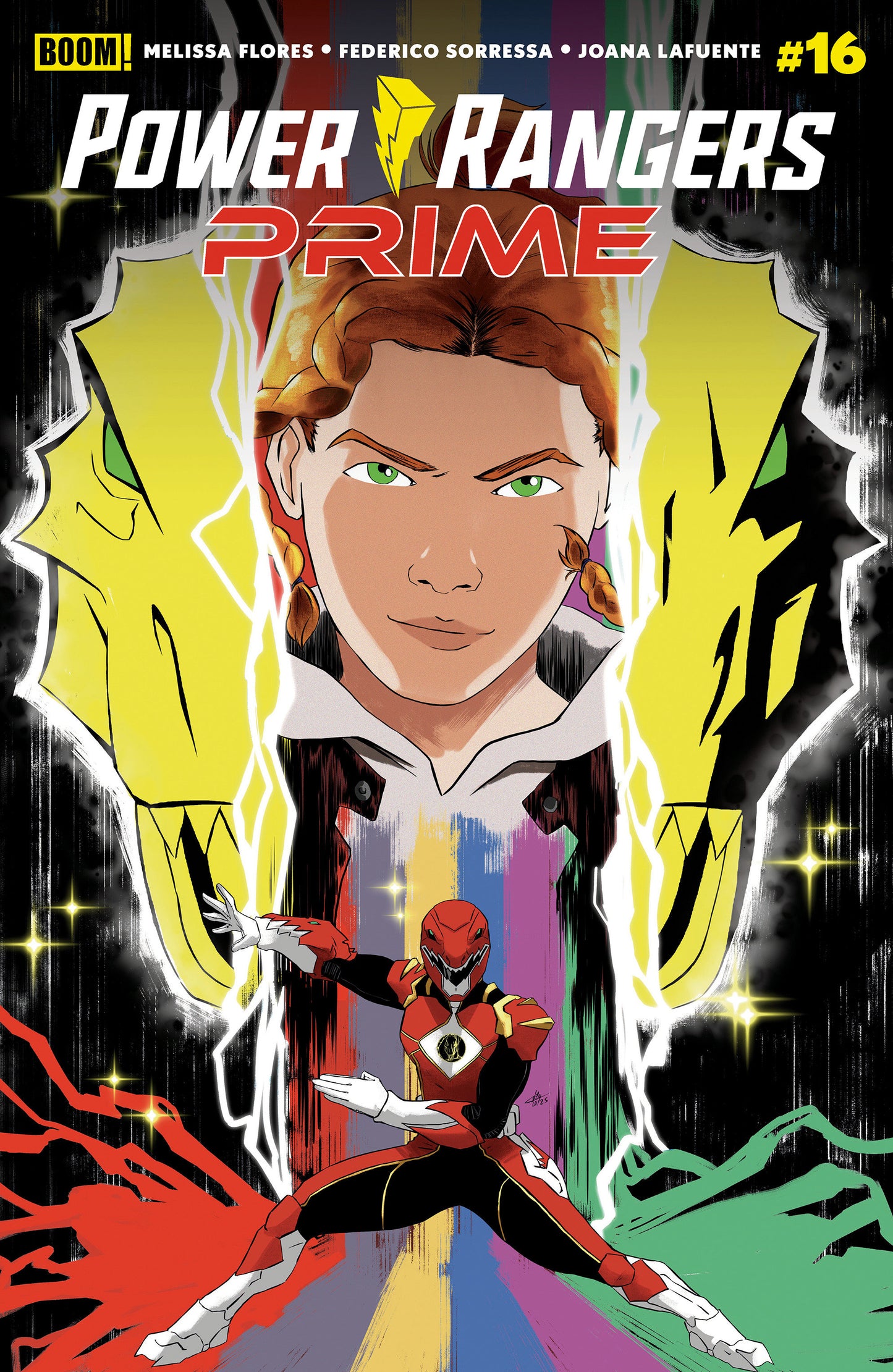 Power Rangers Prime #16 B Variant (Dressed, Lockheart) ISBN: 84428401206516021 - FOC DATE: 3/2/26  - Release Date: 4/8/26