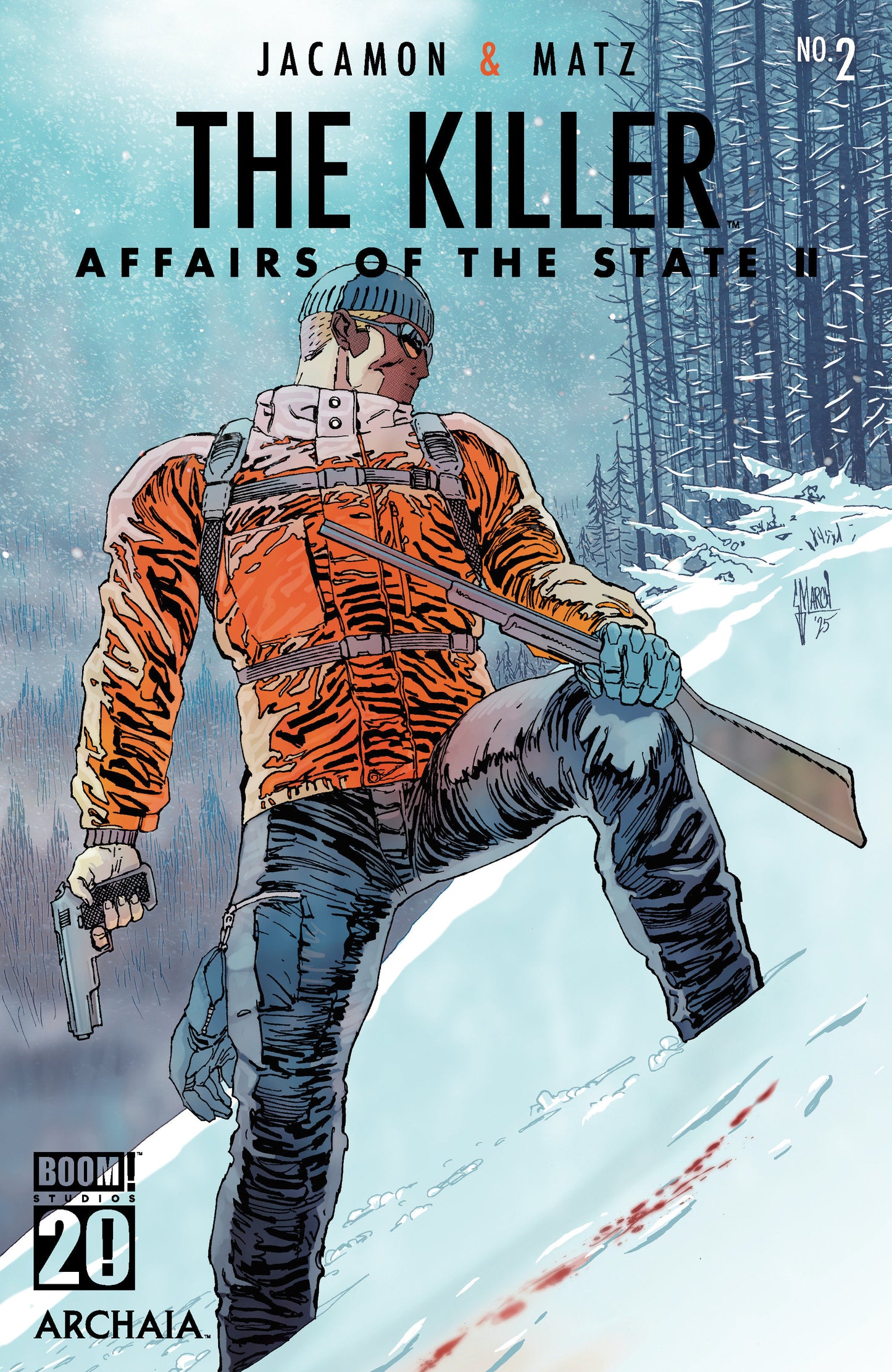 The Killer: Affairs of the State II #2 B Variant (Dressed, March)  - Release Date:  7/2/25