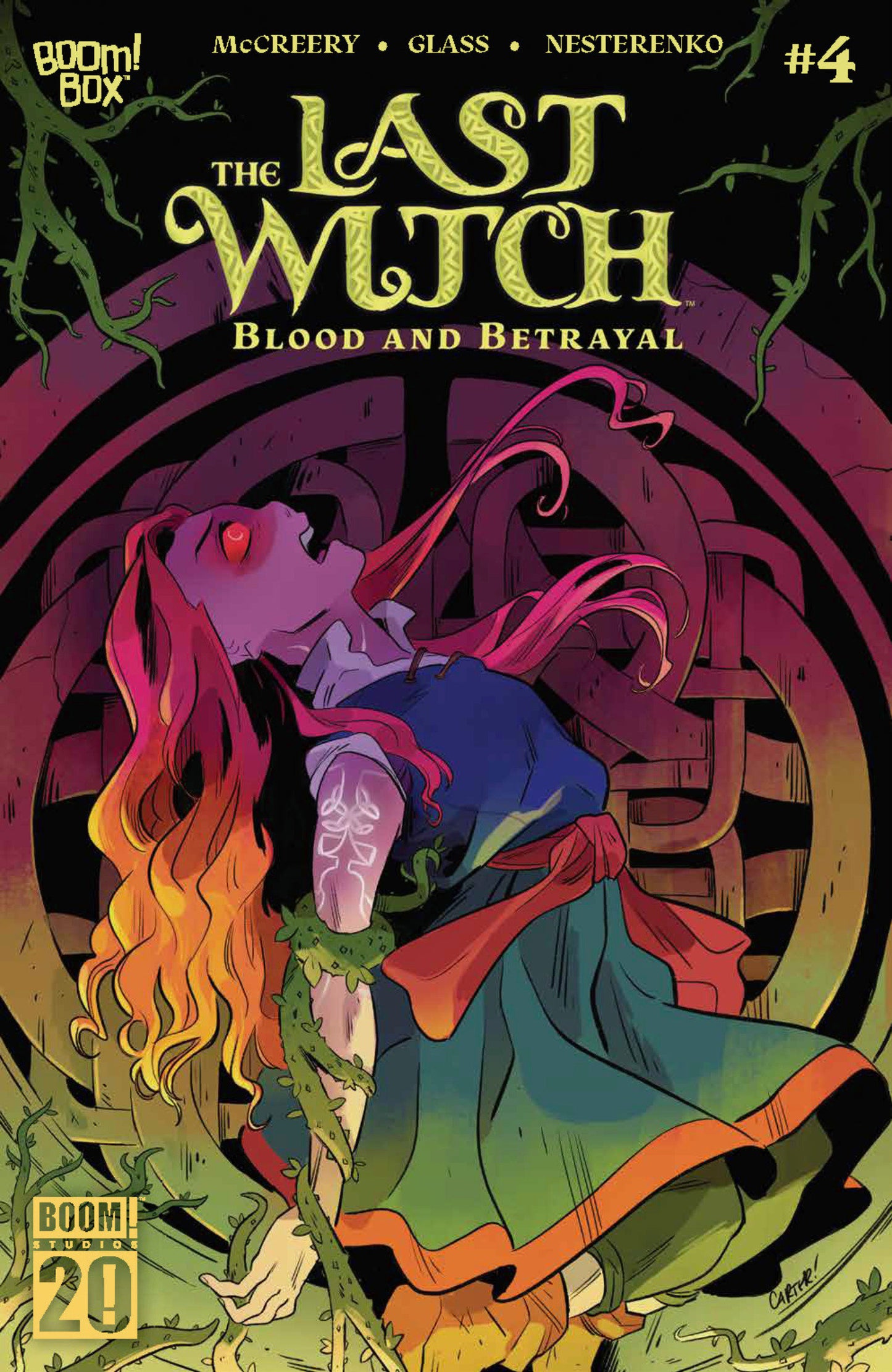 The Last Witch: Blood & Betrayal #4 B Variant (Dressed, Carter) ISBN: 84428401268304021 - Release Date: 10/15/25