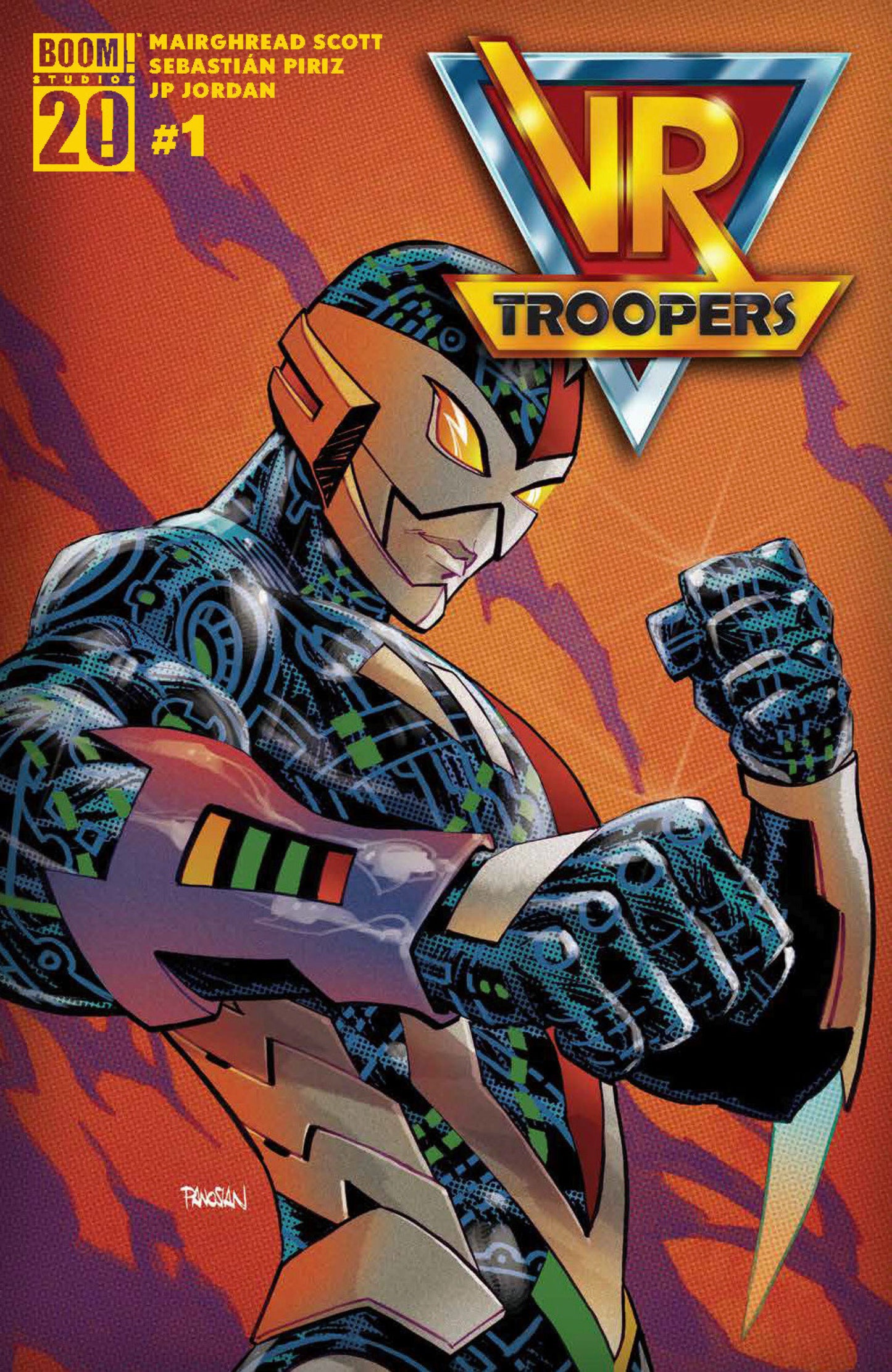 VR Troopers #1 C BOOM 20th Anniversary Variant (Dressed, Panosian)  - Release Date:  6/25/25