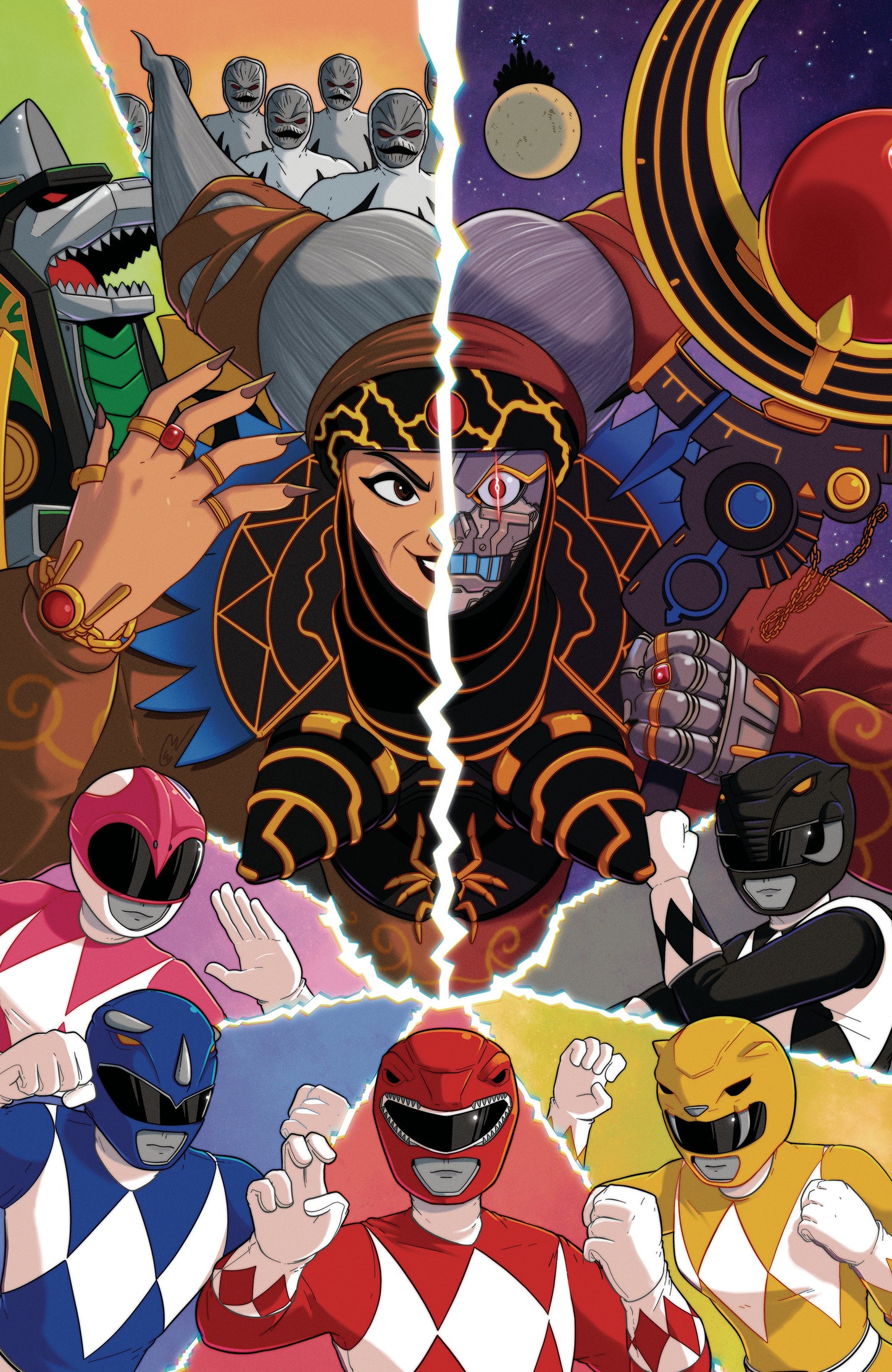 Mighty Morphin Power Rangers: Rita's Rewind #1 B Variant (Dressed, Gregson) - ISBN: 84428401271301021 - Release Date:  8/6/25