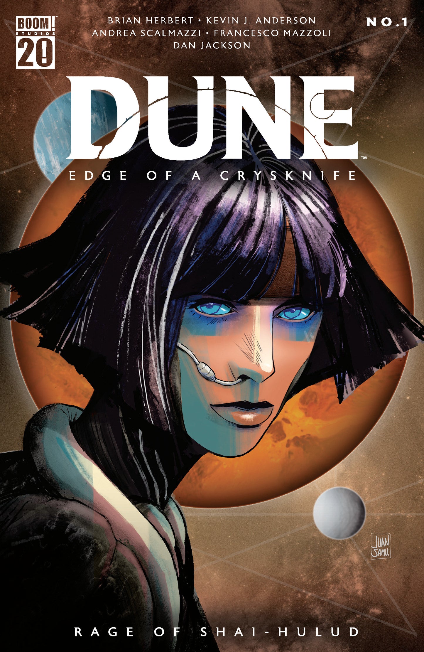 Dune: Edge of a Crysknife: Rage of Shai-Hulud #1 B Variant (Dressed, Samu) - ISBN: 84428401281201021 - Release Date:  8/27/25