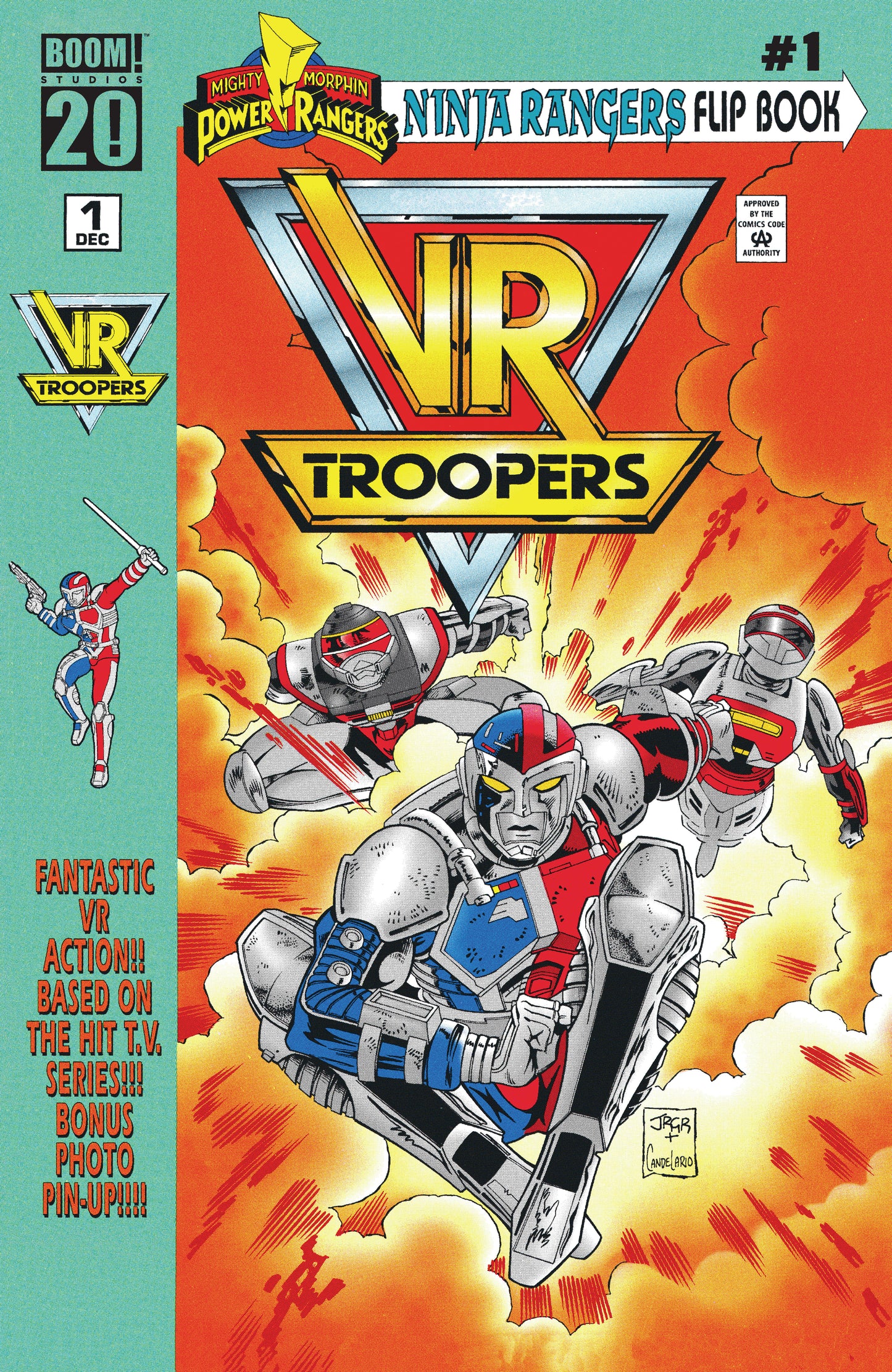 VR Troopers/Power Rangers Flipbook Facsimile Edition #1 A Main (Dressed, Smith & Ross) - ISBN: 84428401283601011 - Release Date:  8/27/25