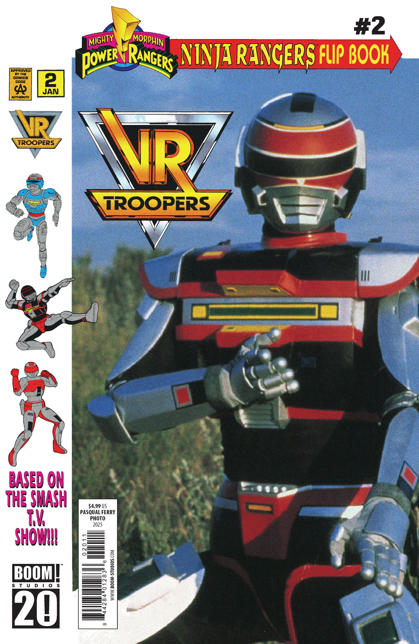 VR Troopers/Power Rangers Flipbook Facsimile Edition #2 A Main (Dressed, Ferry/Photo) - 10/8/25 - ISBN: 84428401283602011