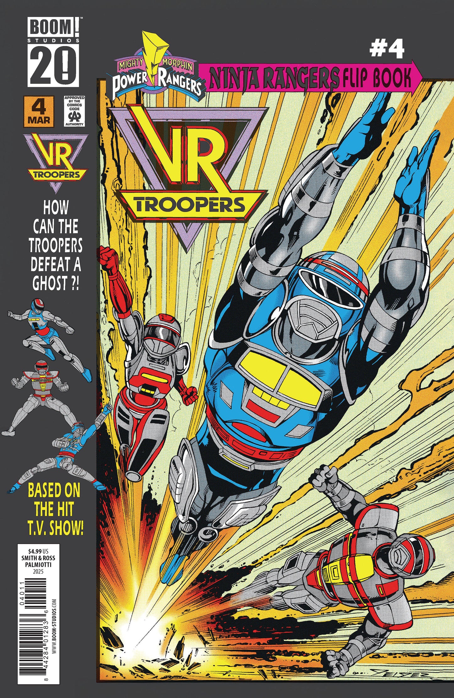 VR Troopers/Power Rangers Flipbook Facsimile Edition #4 A Main (Dressed, Smith) ISBN: 84428401283604011 - Release Date: 12/17/25