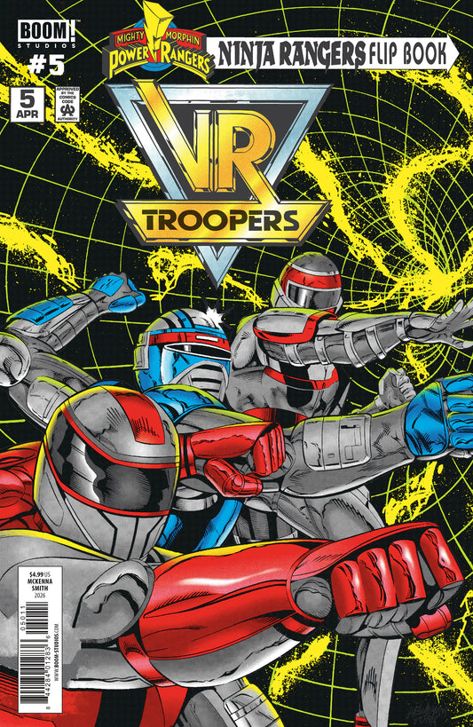 VR Troopers/Power Rangers Flipbook Facsimile Edition #5 A Main (Dressed, Smith & McKenna) ISBN: 84428401283605011 - Release Date: 1/21/26