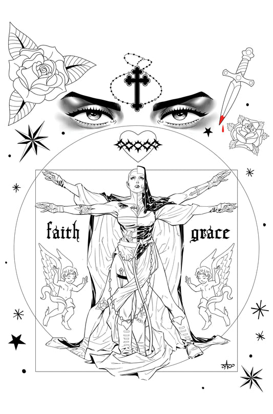 Marian Heretic #3 F Unlimited Variant (Dressed, Jaro) ISBN: 84428401288103061 - Release Date: 12/31/25