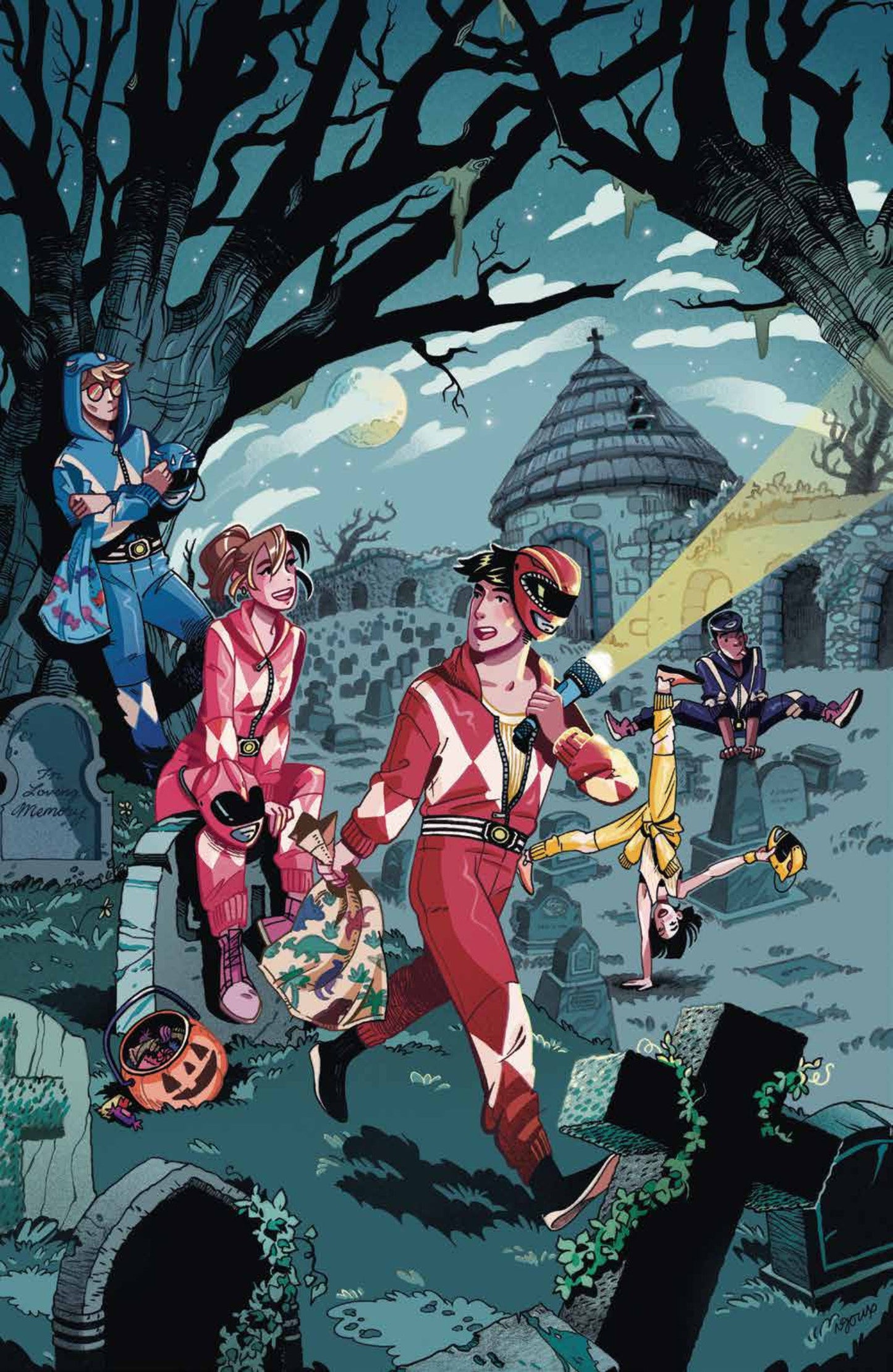 Mighty Morphin Power Rangers Halloween Special #1 F Unlimited Variant (Full Art, Goux) ISBN: 84428401289801061 - Release Date: 10/22/25