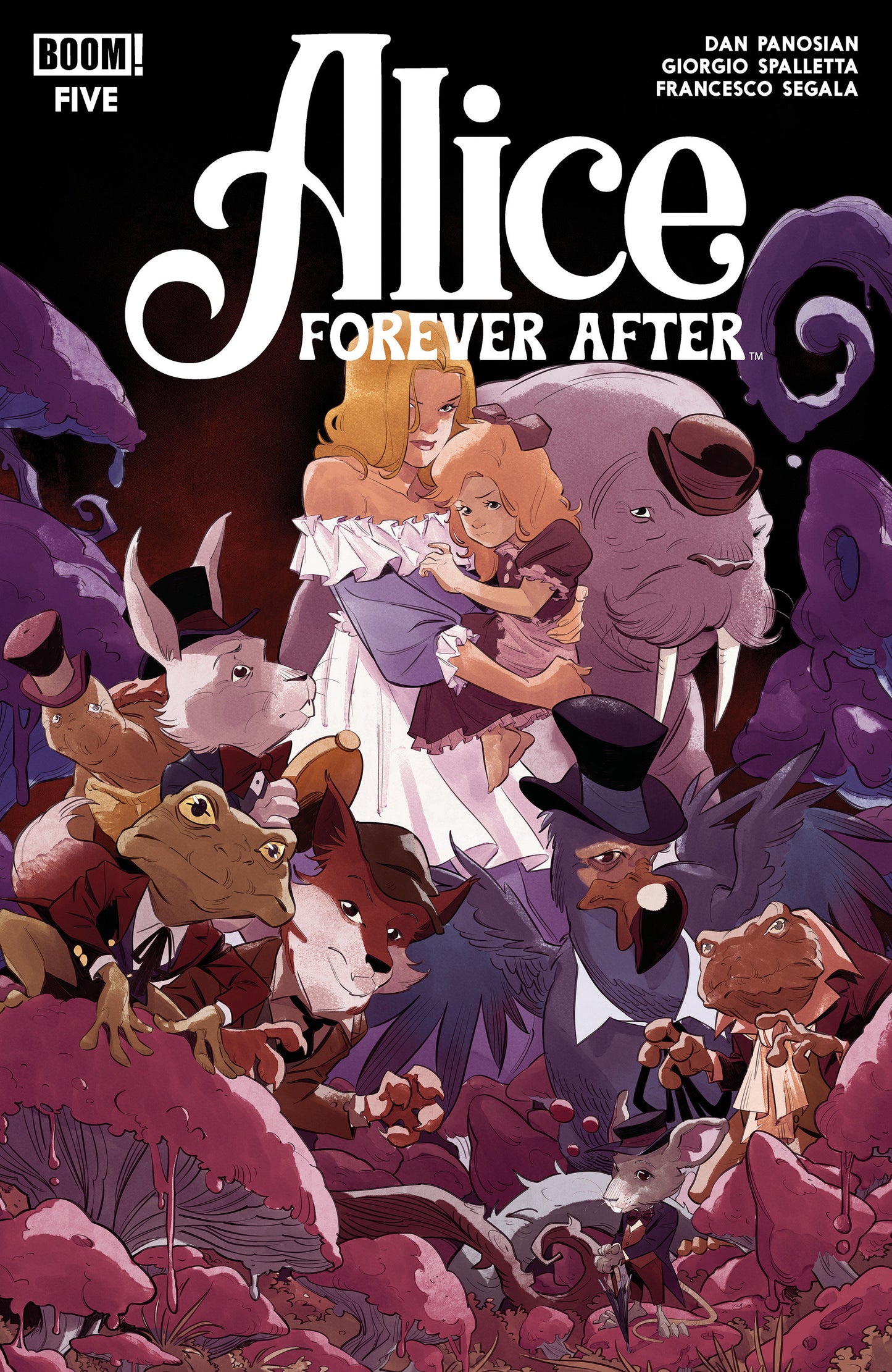 Alice Forever After #5 B Variant (Dressed, Spalletta) ISBN: 84428401291105021 - FOC DATE: 6/14/26  - Release Date: 7/29/26