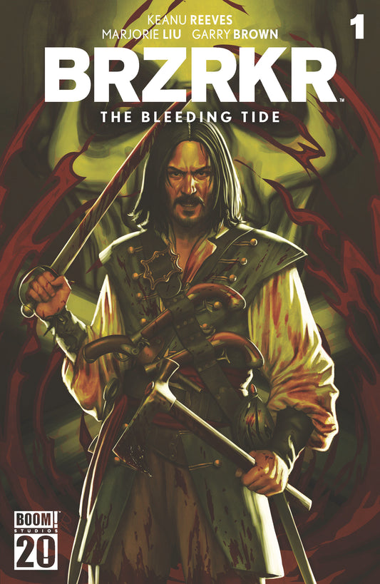 BRZRKR: The Bleeding Tide #1 B Variant (Dressed, Puebla) ISBN: 84428401292801021 - Release Date: 11/26/25