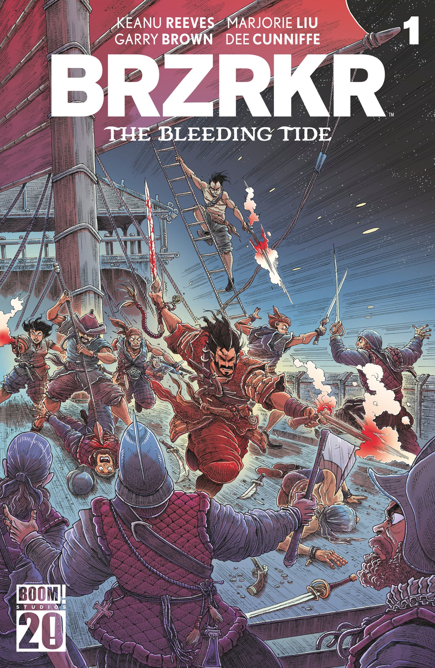 BRZRKR: The Bleeding Tide #1 K FOC Reveal Variant (Dressed, TBA) ISBN: 84428401292801111 - Release Date: 11/26/25