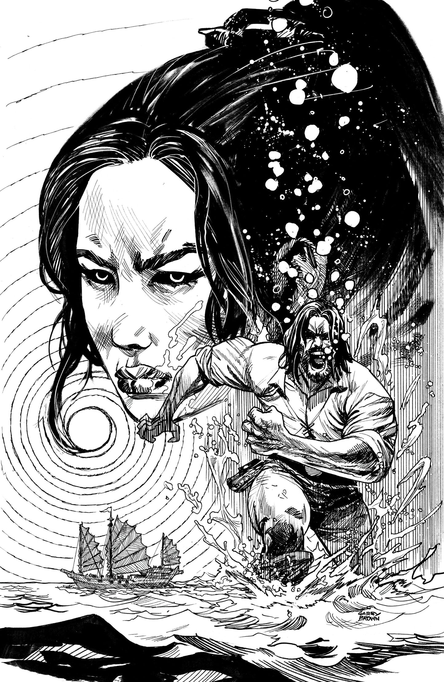 BRZRKR: The Bleeding Tide #1 L Unlimited Var (Full Art, Brown) ISBN: 84428401292801121 - Release Date: 11/26/25