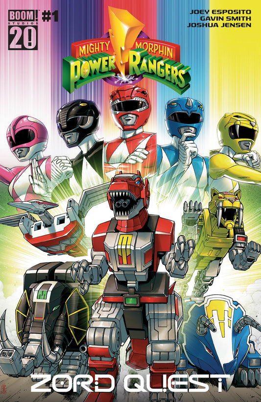 Mighty Morphin Power Rangers: Zord Quest #1 B Variant (Dressed, Coller) ISBN: 84428401294201021 - Release Date: 12/31/25