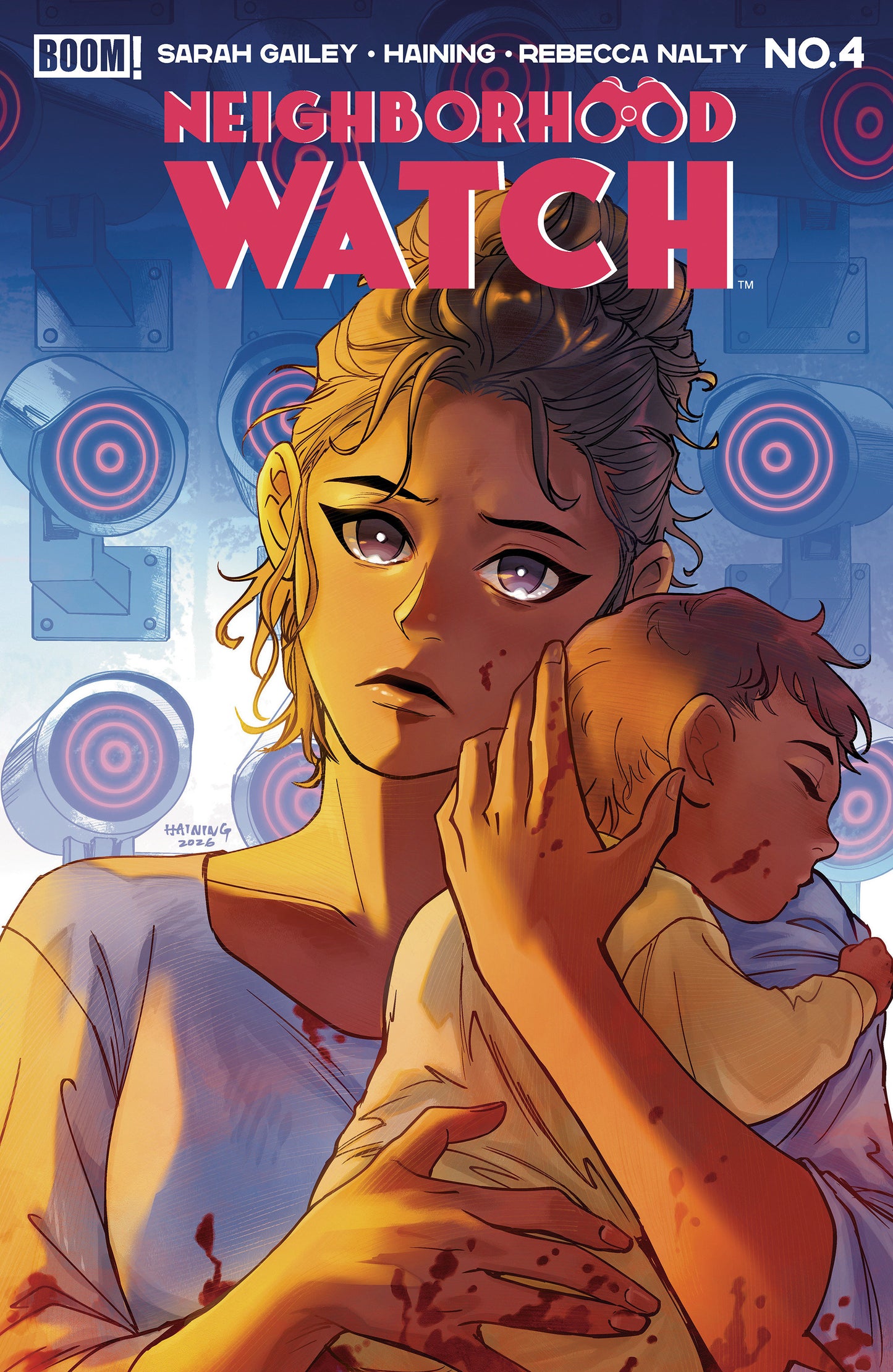 Neighborhood Watch #4 A Main (Dressed, Haining) ISBN: 84428401319204011 - FOC DATE: 6/28/26  - Release Date: 8/5/26