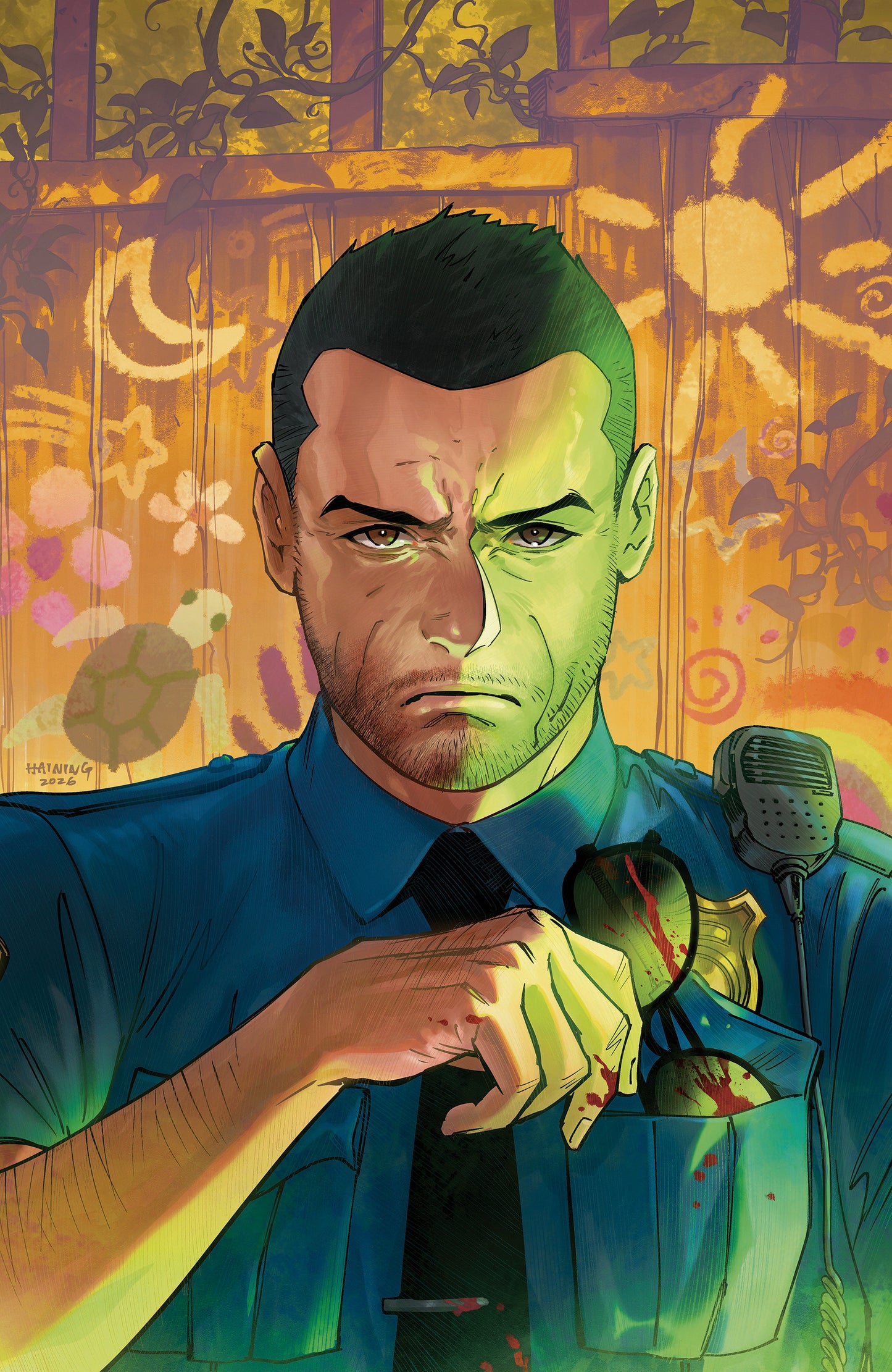 Neighborhood Watch #4 D Unlimited Variant (Full Art, Haining) ISBN: 84428401319204041 - FOC DATE: 6/28/26  - Release Date: 8/5/26