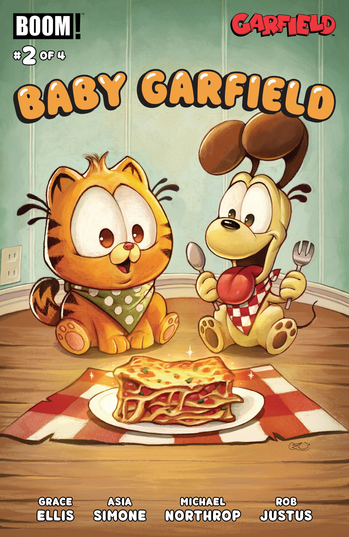 Baby Garfield #2 B Variant (Dressed, Zullo-Uminga) ISBN: 84428401320802021 - FOC DATE: 3/22/26  - Release Date: 4/29/26