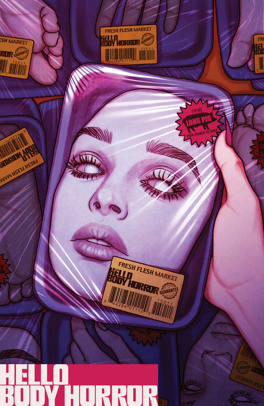 Hello Body Horror #1 B Variant (Dressed, Frison) ISBN: 84428401321501021 - FOC DATE: 3/8/26  - Release Date: 4/22/26