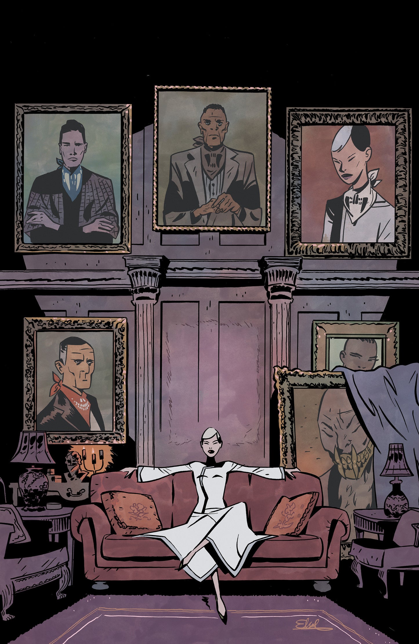 Fall of the House of Slaughter #1 C Variant (Full Art, Charretier) ISBN: 84428401330701031 - FOC DATE: 3/22/26  - Release Date: 5/6/26