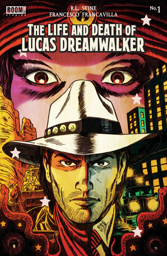 The Life and Death of Lucas Dreamwalker #1 A Main (Dressed, Francavilla) ISBN: 84428401332101011 - FOC DATE: 4/12/26  - Release Date: 5/27/26
