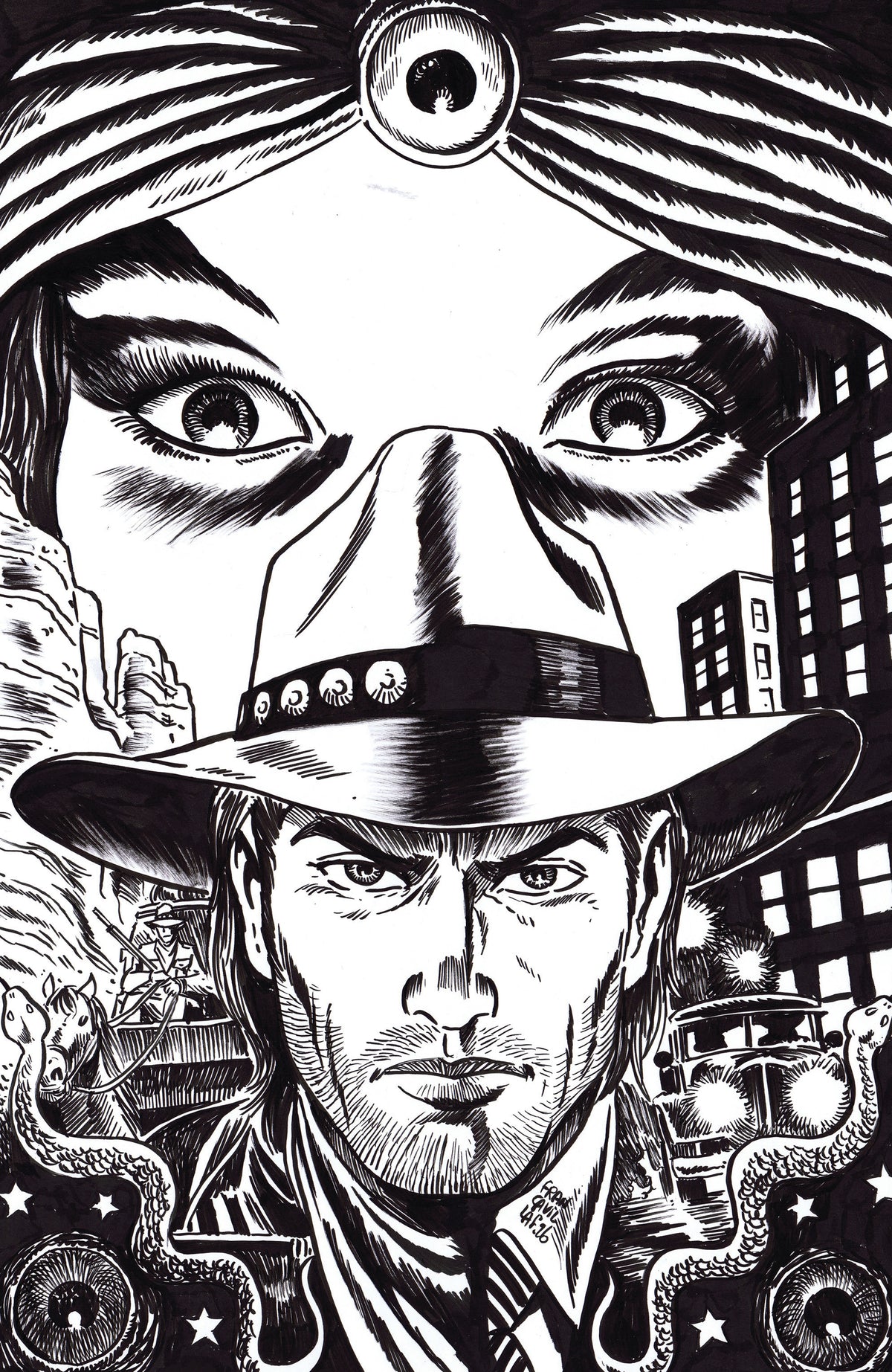The Life and Death of Lucas Dreamwalker #1 E Unlimited Variant (Full Art, Francavilla) ISBN: 84428401332101051 - FOC DATE: 4/12/26  - Release Date: 5/27/26
