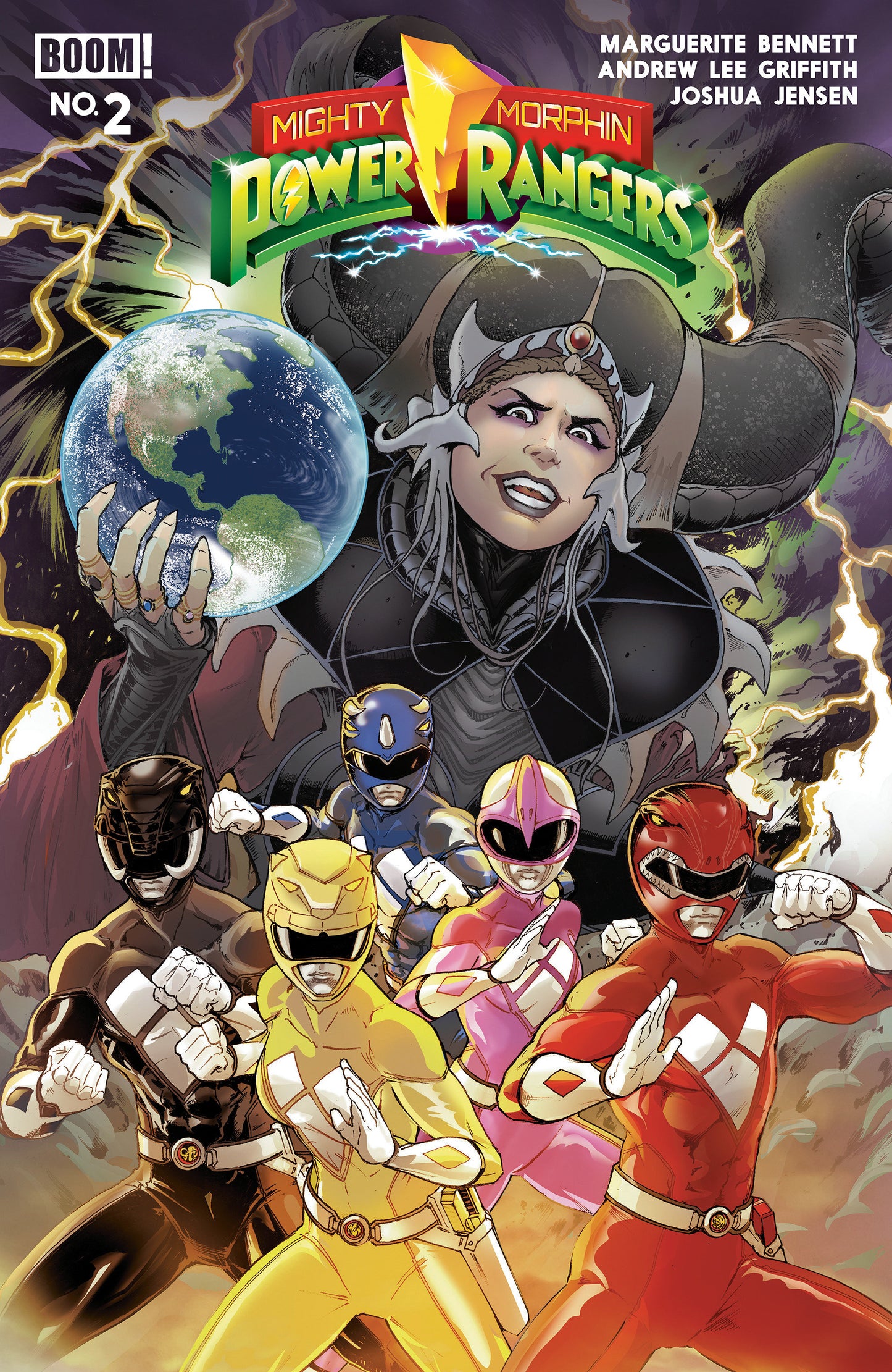 Mighty Morphin Power Rangers (2026) #2 B Variant (Dressed, Griffith) ISBN: 84428401334502021 - FOC DATE: 6/7/26  - Release Date: 7/15/26